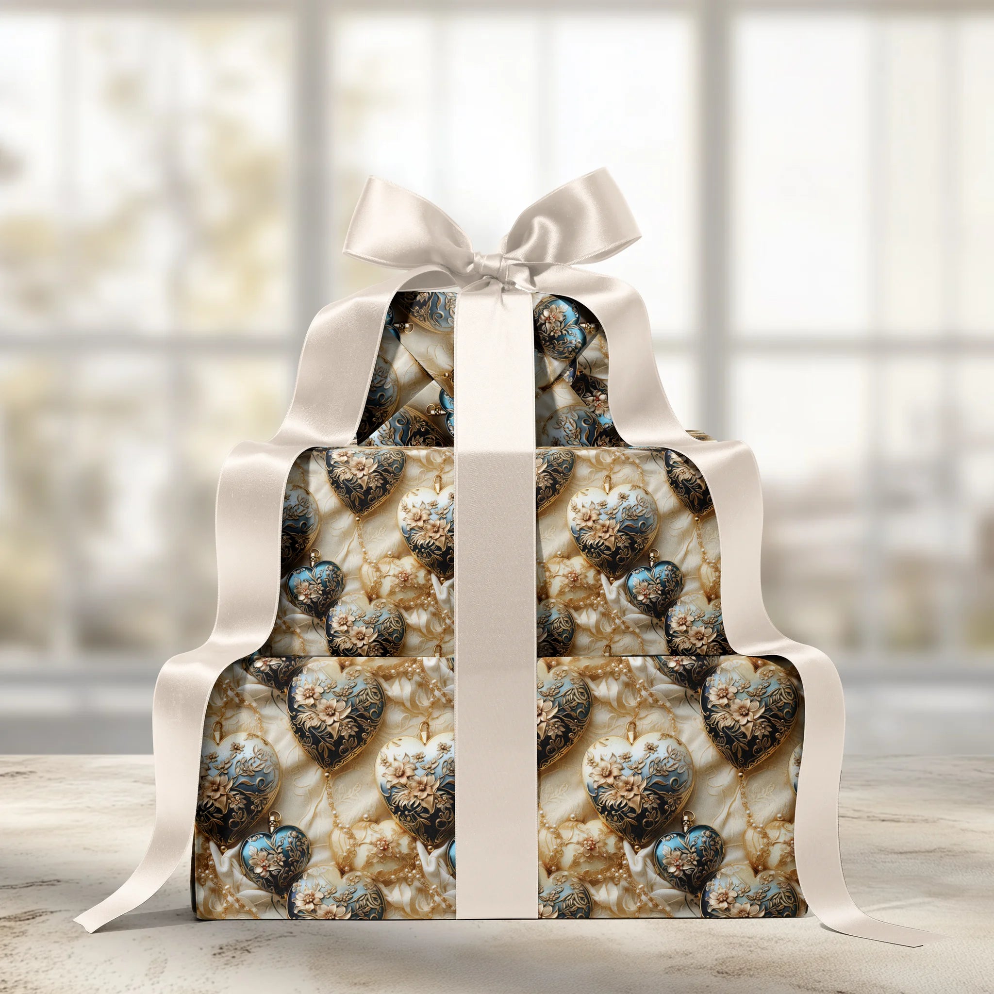 Opulent Love Treasures Gift Wrapping Paper