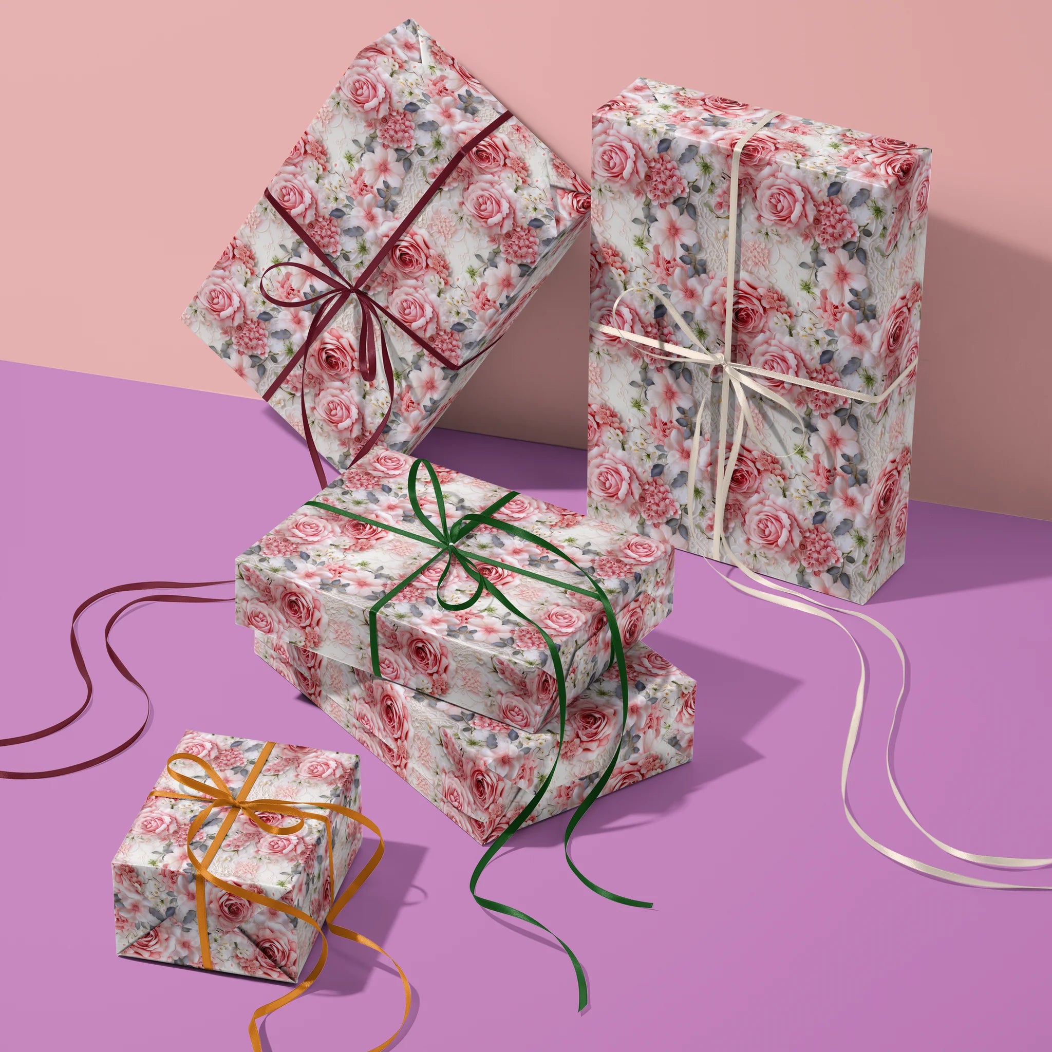 Blossoms Of Romance Gift Wrapping Paper