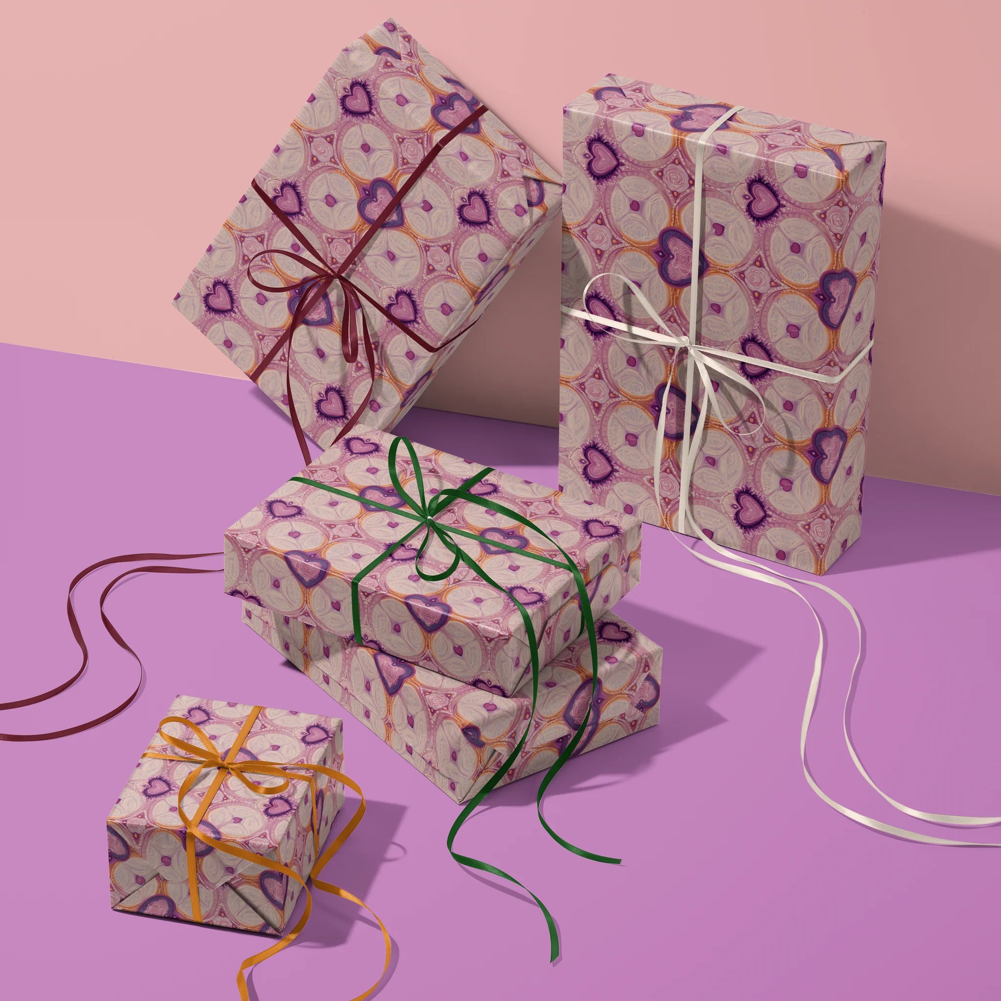 Violet Love Gift Wrapping Paper