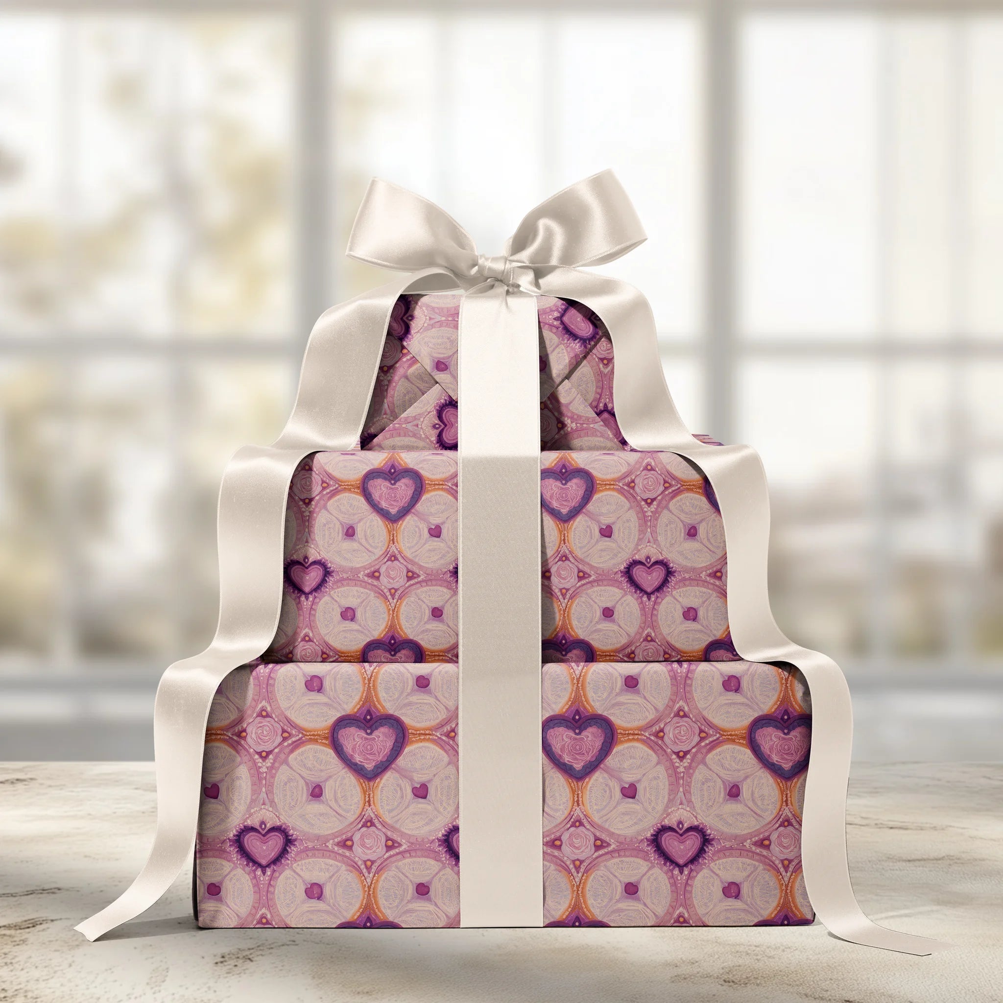 Violet Love Gift Wrapping Paper