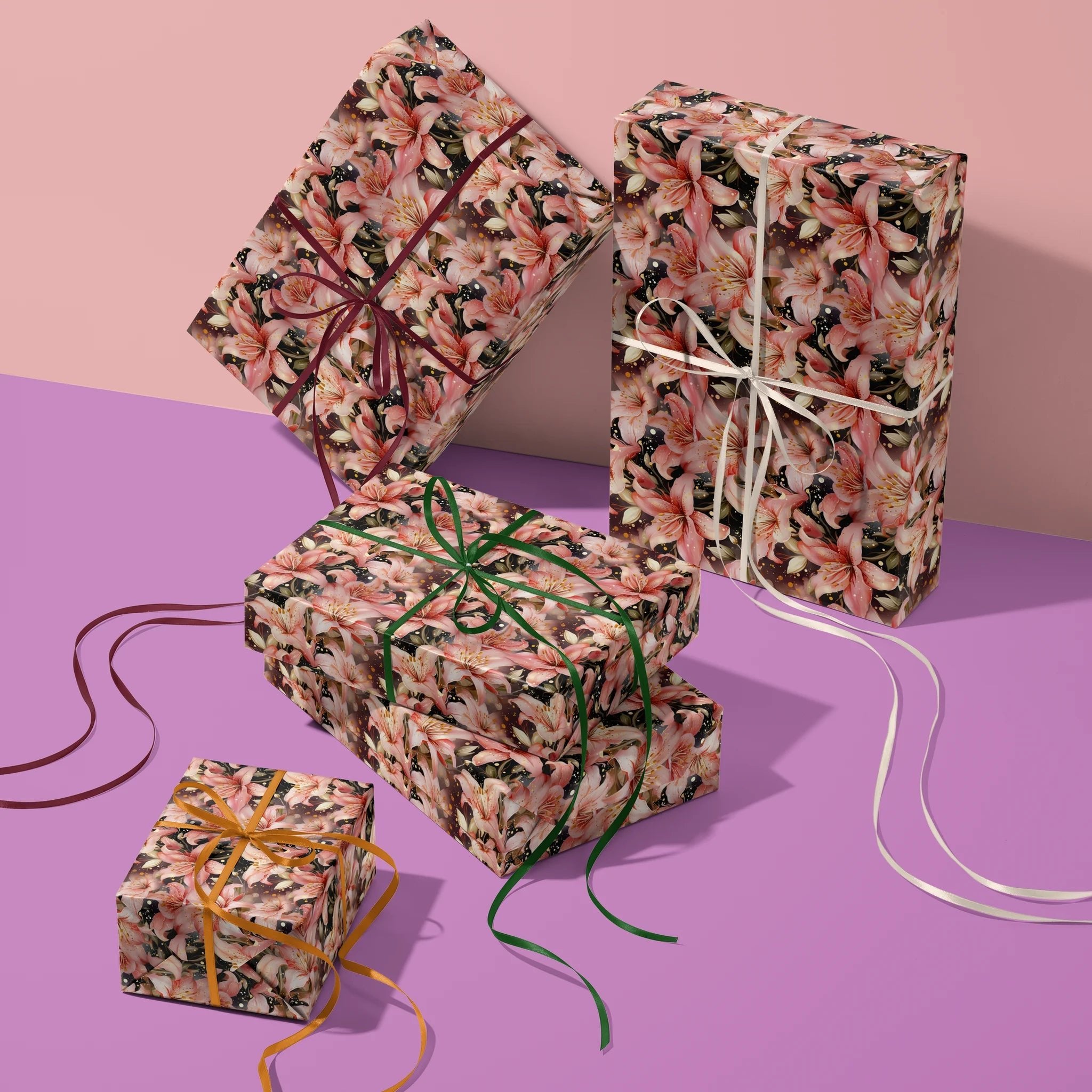 Lilies Of Romance Gift Wrapping Paper