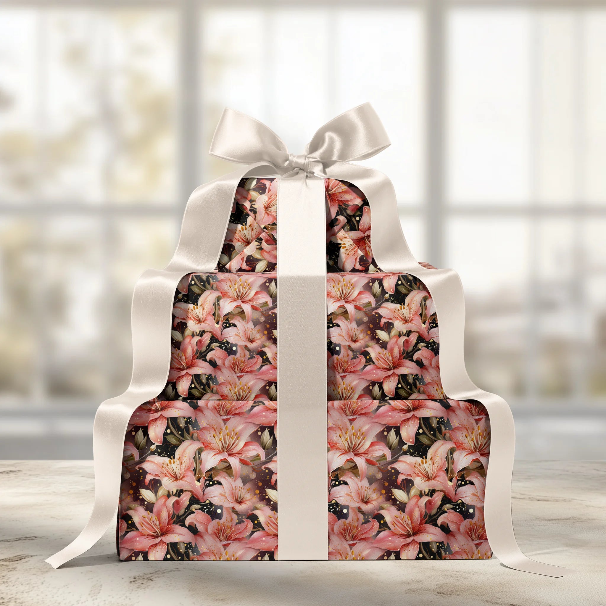 Lilies Of Romance Gift Wrapping Paper