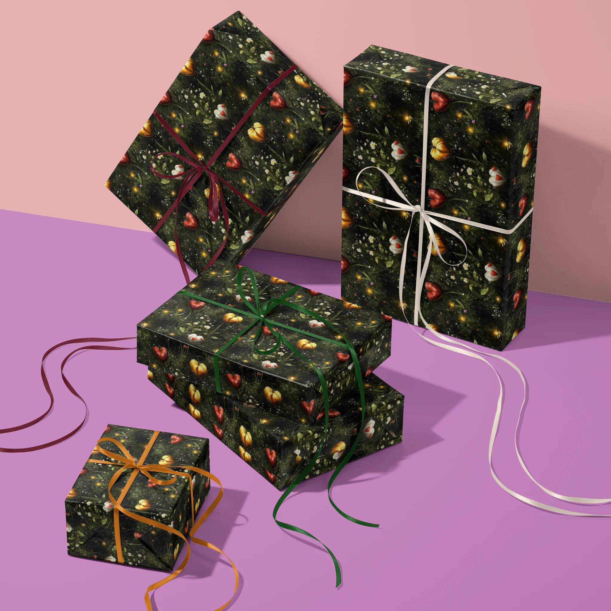 Wildflower Hearts Gift Wrapping Paper