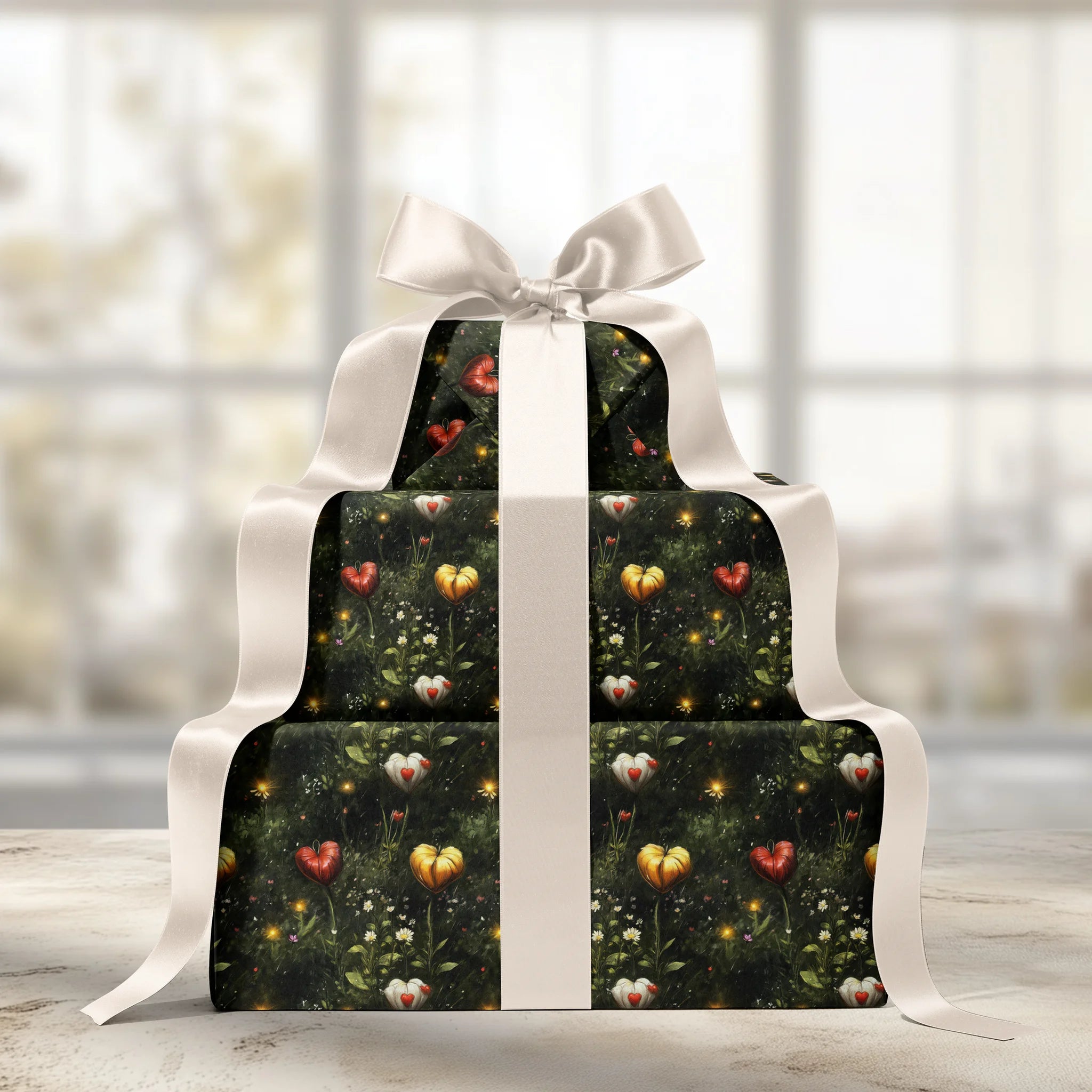 Wildflower Hearts Gift Wrapping Paper