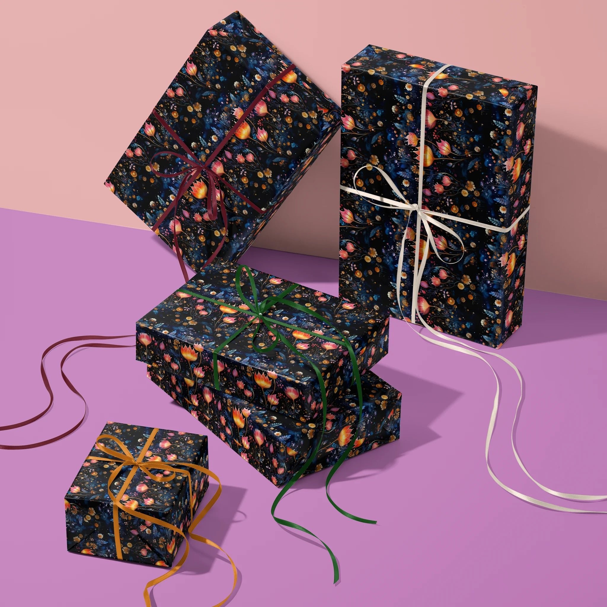 Golden Twilight Gift Wrapping Paper