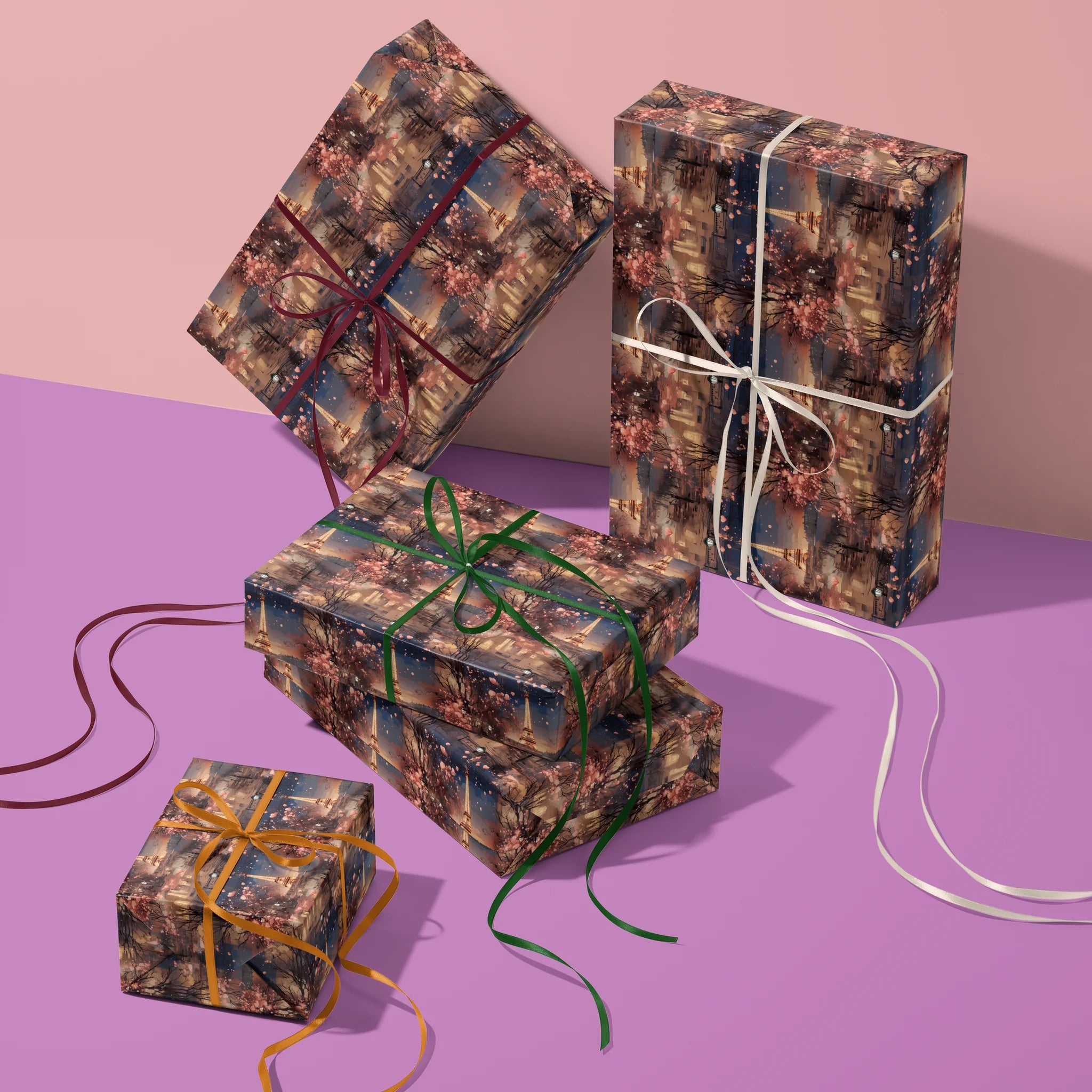 Eiffel’s Heartbeat Gift Wrapping Paper