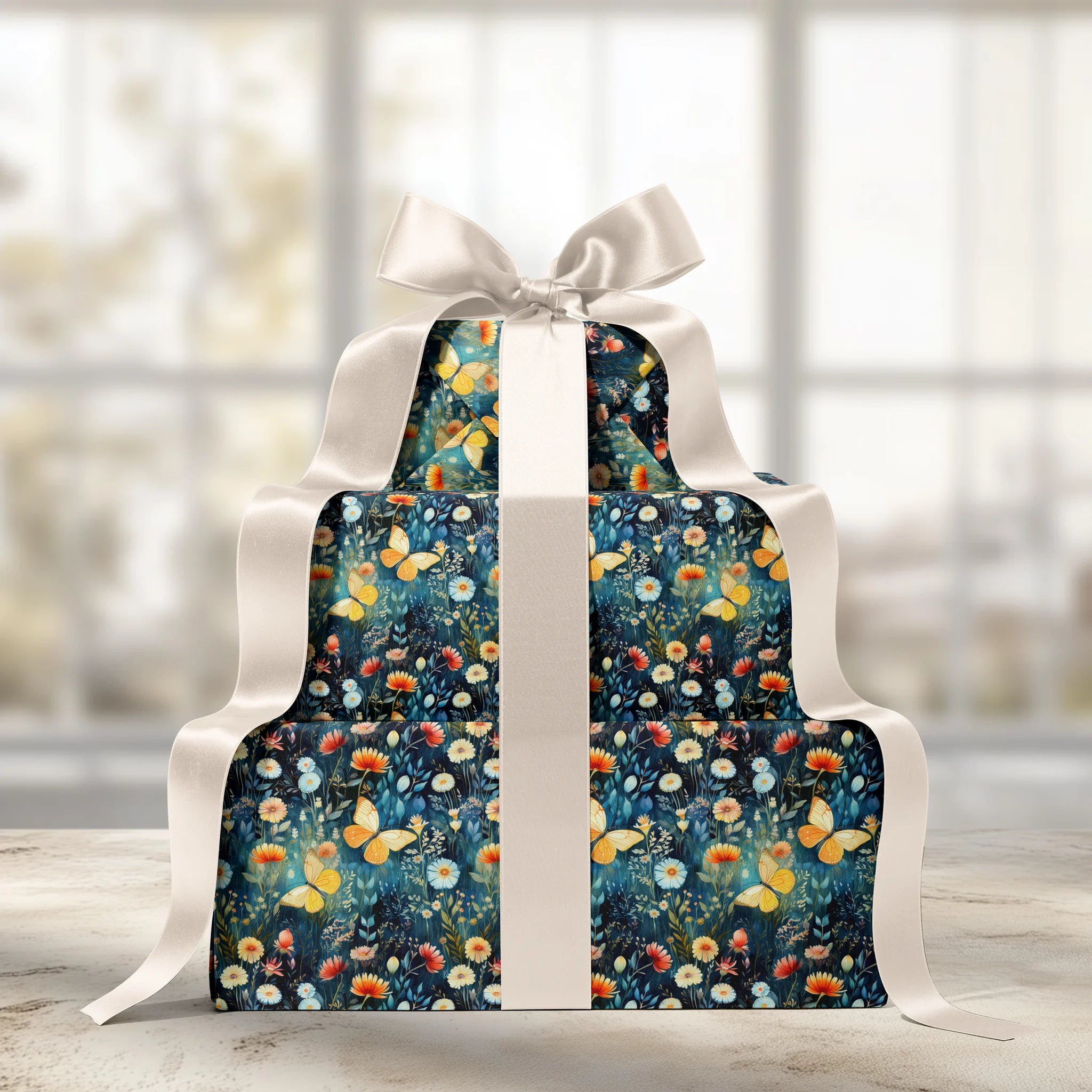 Butterfly Love Story Gift Wrapping Paper