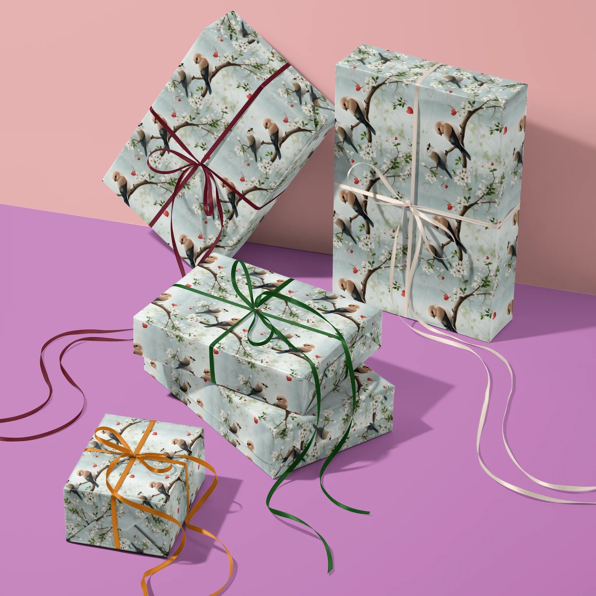 Lovers On A Limb Gift Wrapping Paper