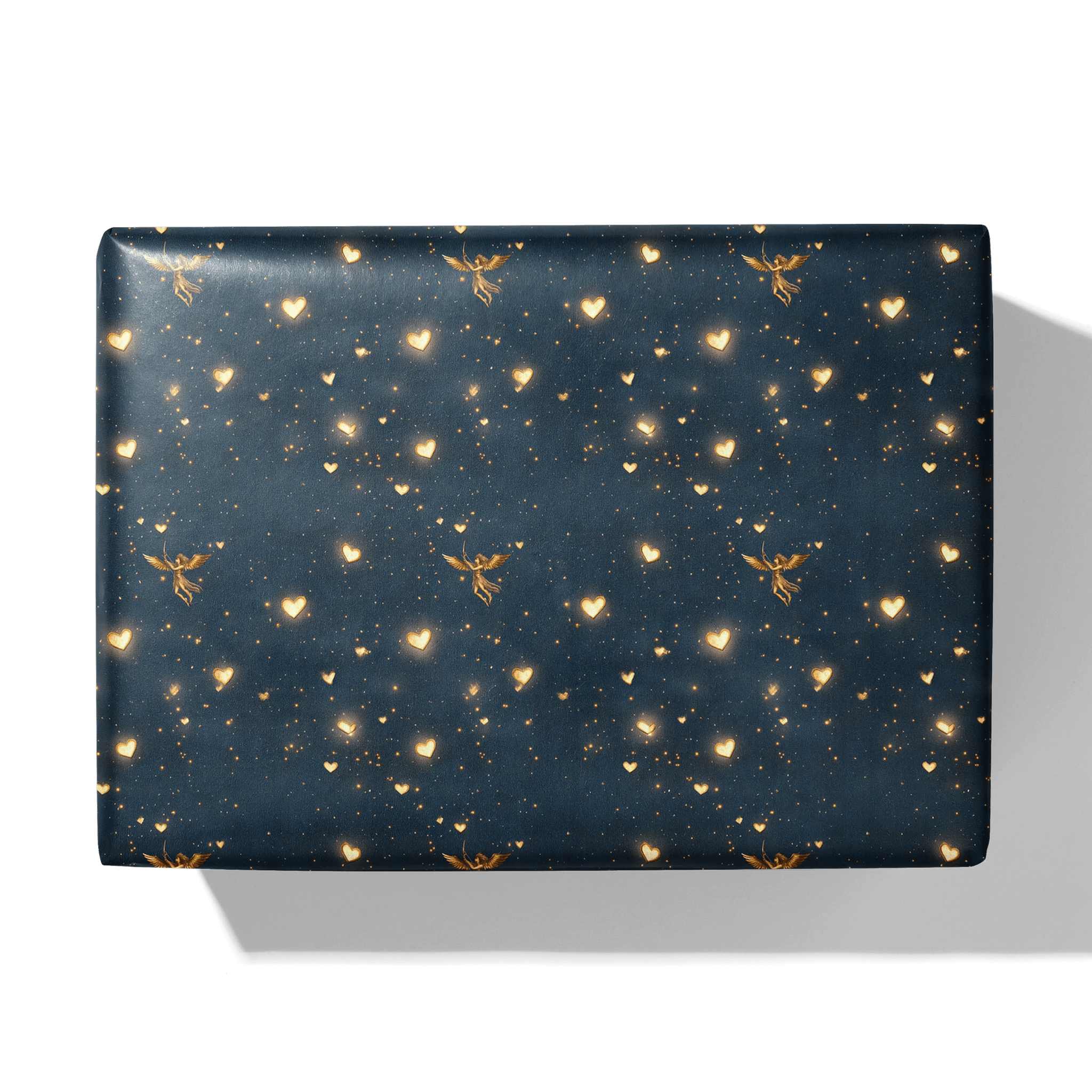 Cupid’s Heart Glow Gift Wrapping Paper