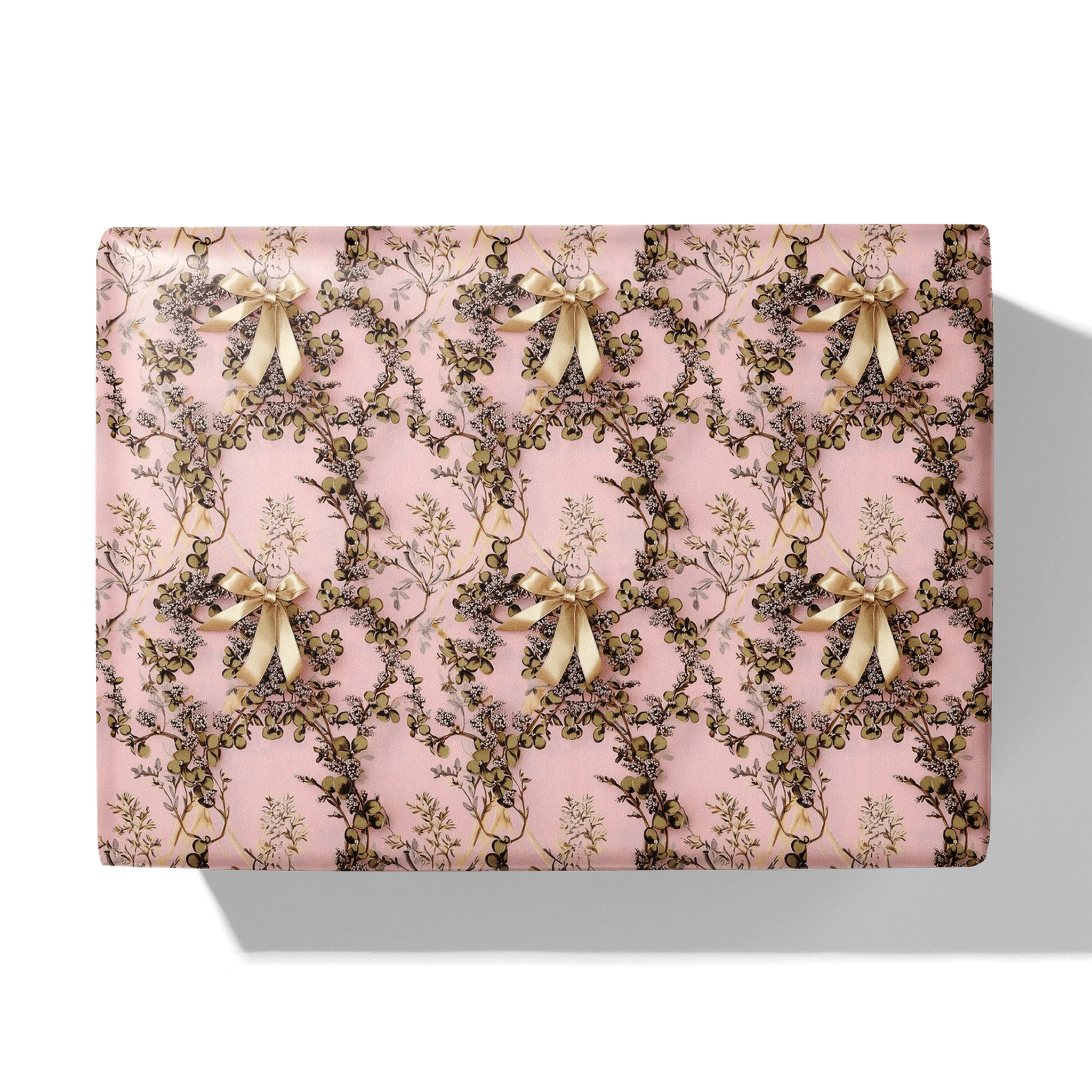 Blush Bow Bliss Gift Wrapping Paper
