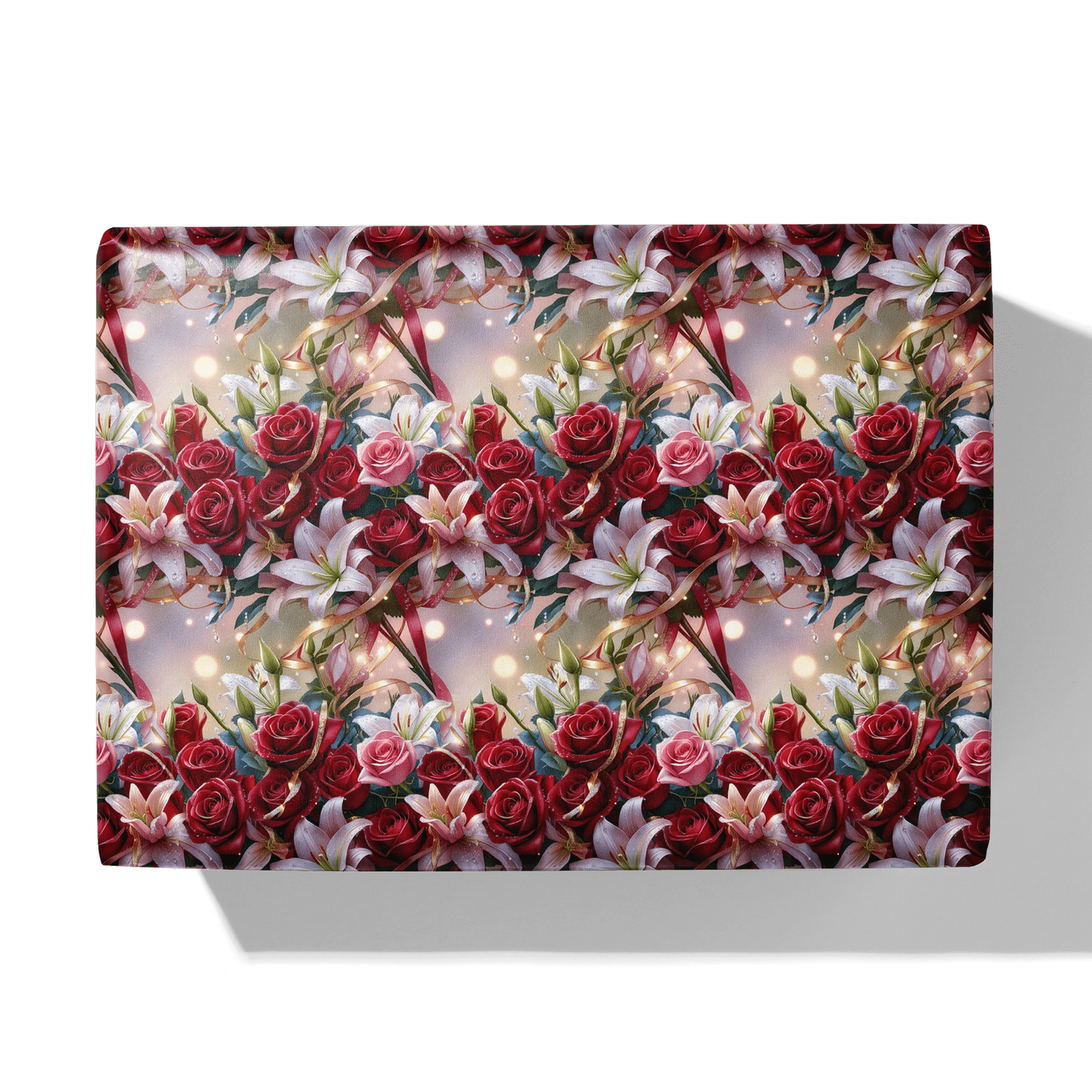 Crimson And Blush Gift Wrapping Paper