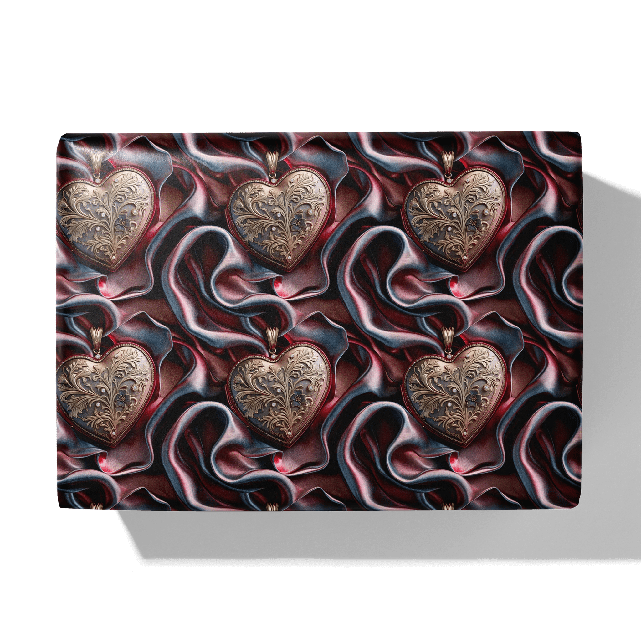 Satin Gilded Romance Gift Wrapping Paper