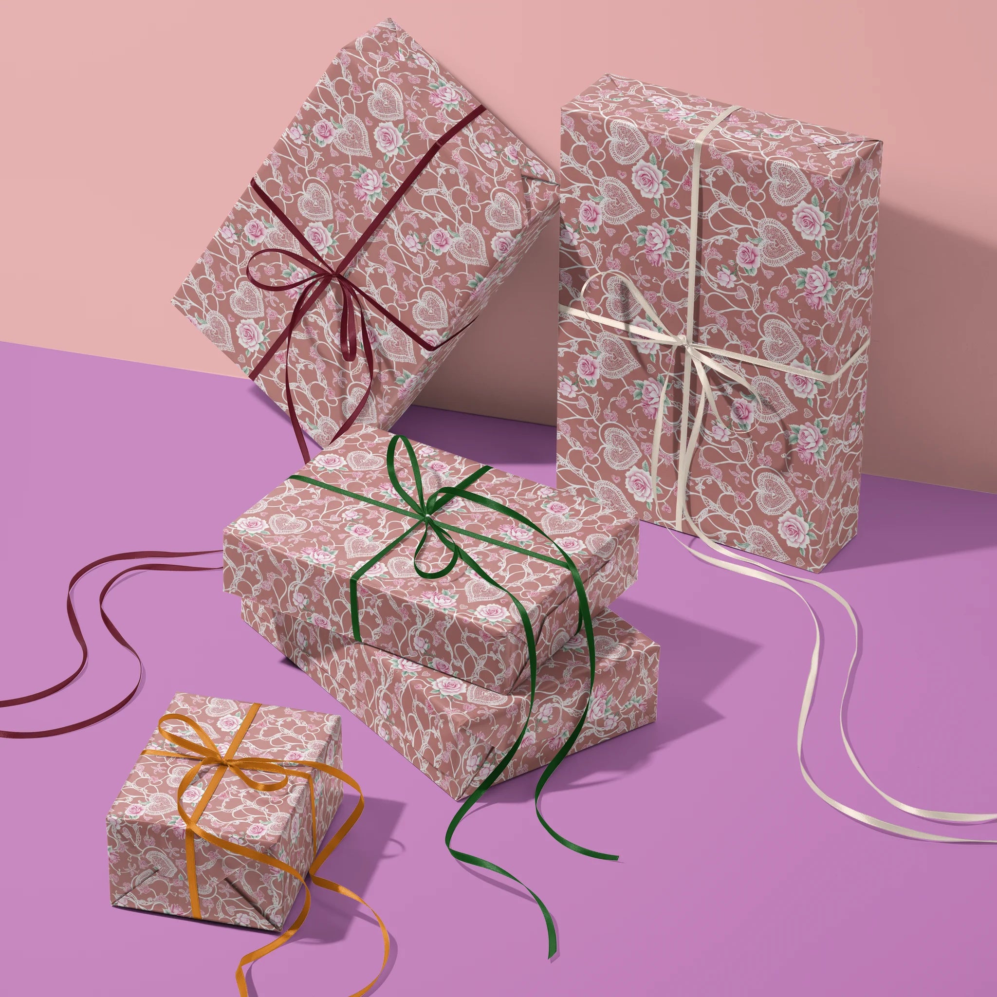 Lace Romance Gift Wrapping Paper