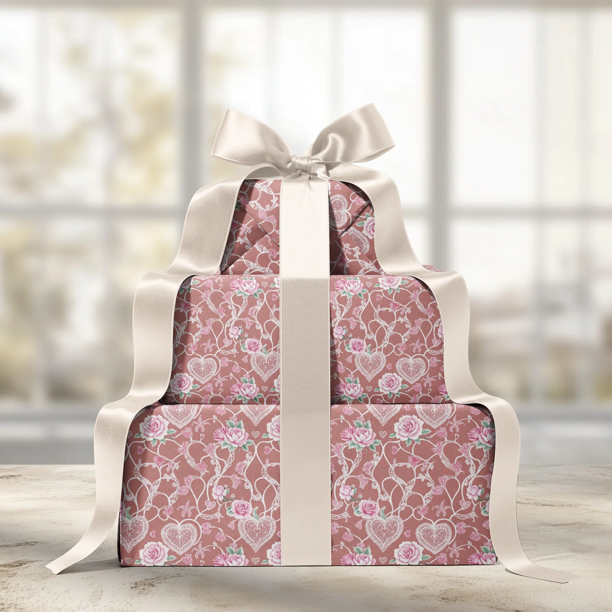 Lace Romance Gift Wrapping Paper