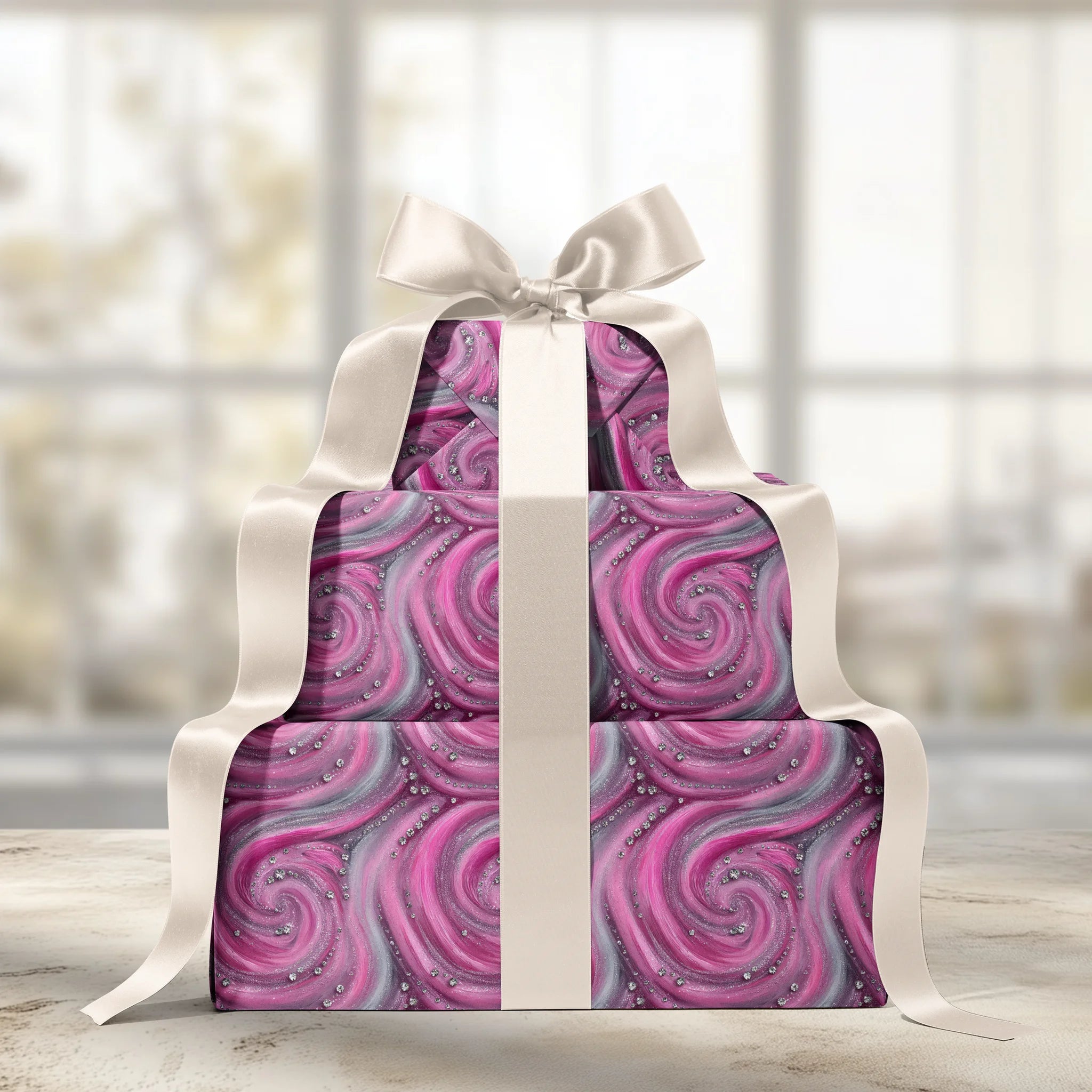 Sparkling Romance Gift Wrapping Paper