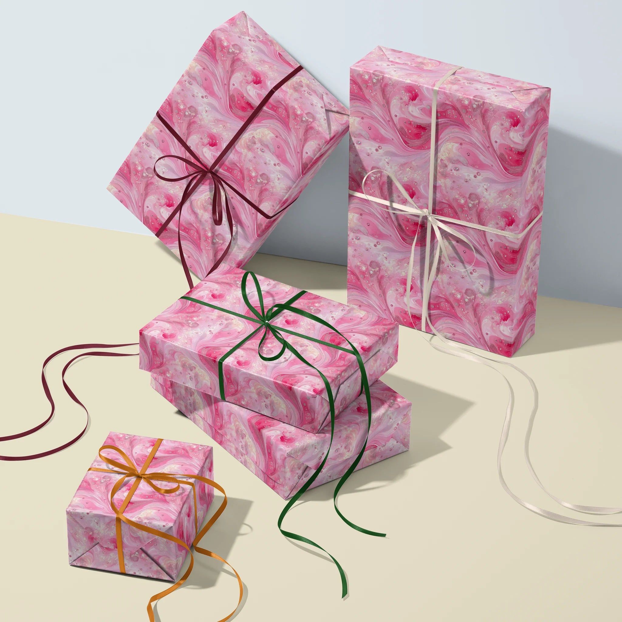 Graceful Curves Gift Wrapping Paper
