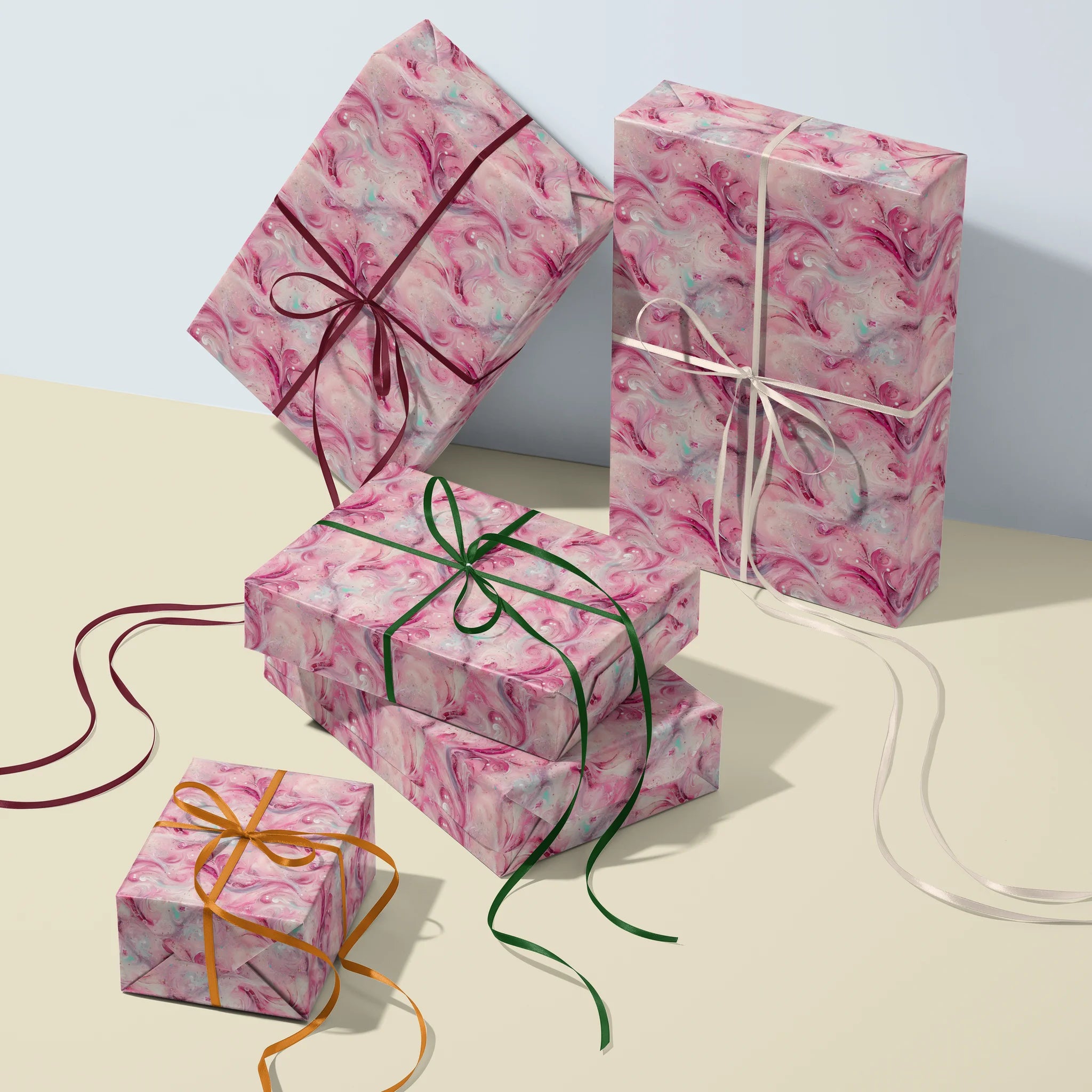 Swirling Jewels Gift Wrapping Paper