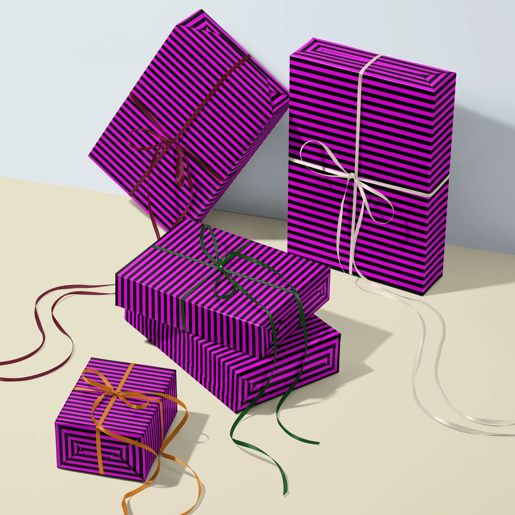 Striped Whispers Gift Wrapping Paper