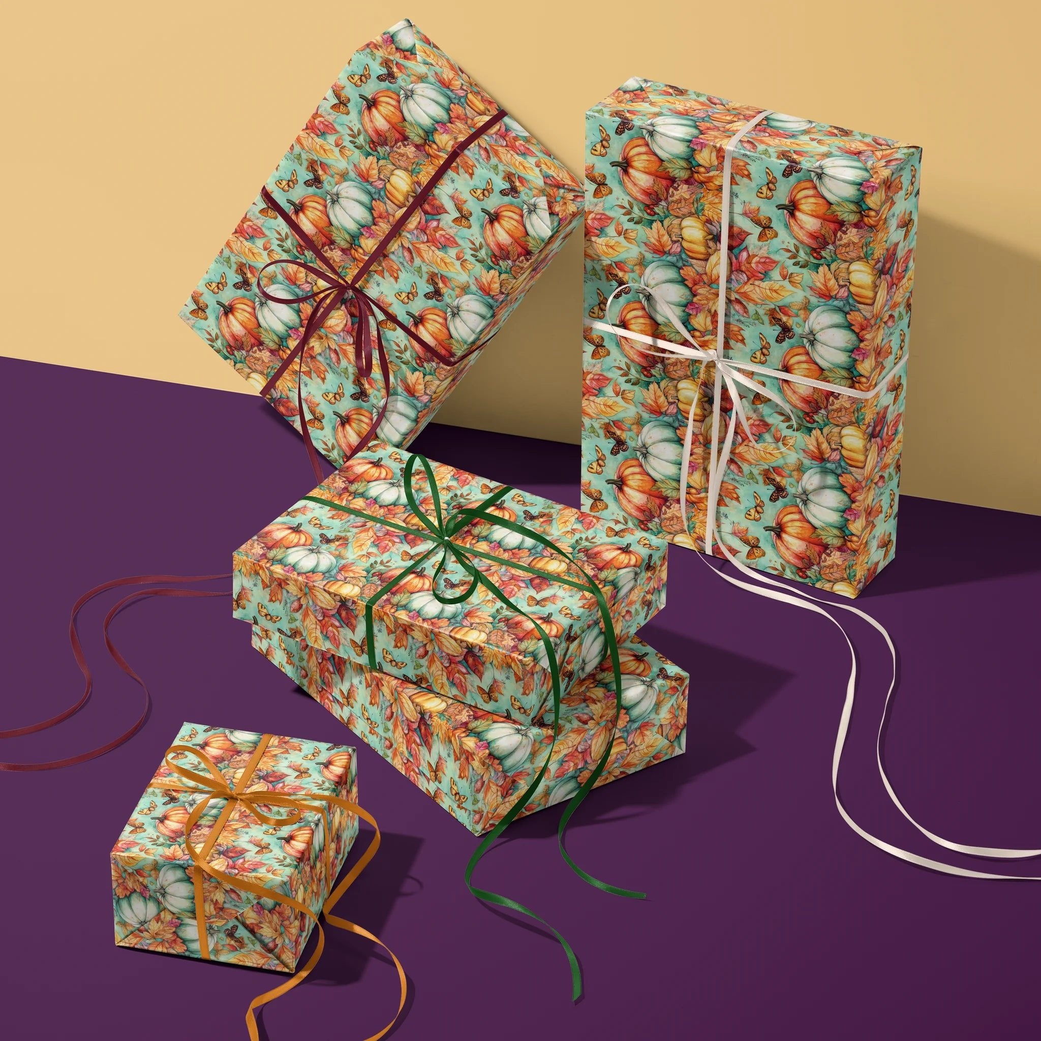 Pumpkin Spice Wrap-Up Gift Wrapping Paper