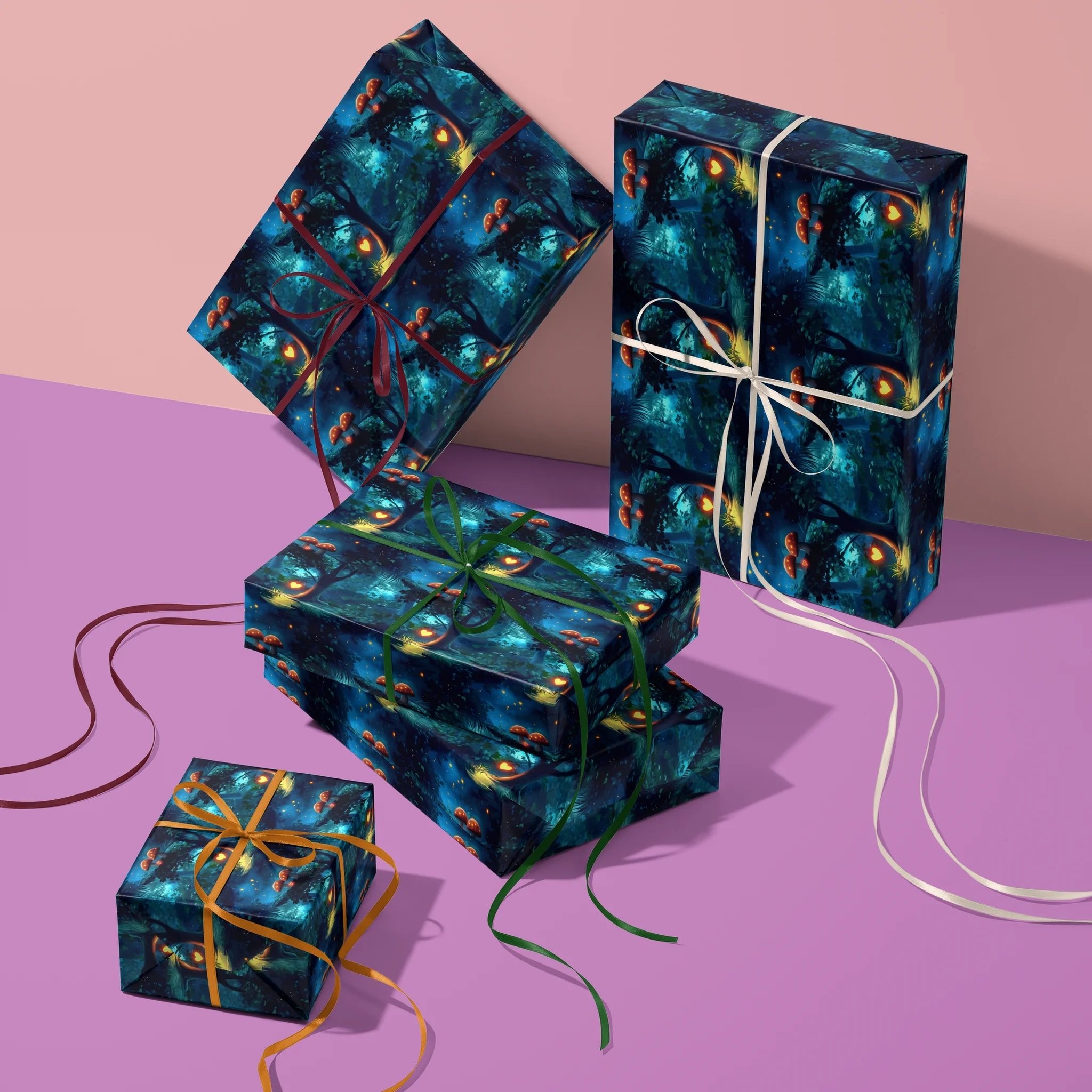 Fairy Forest Date Gift Wrapping Paper