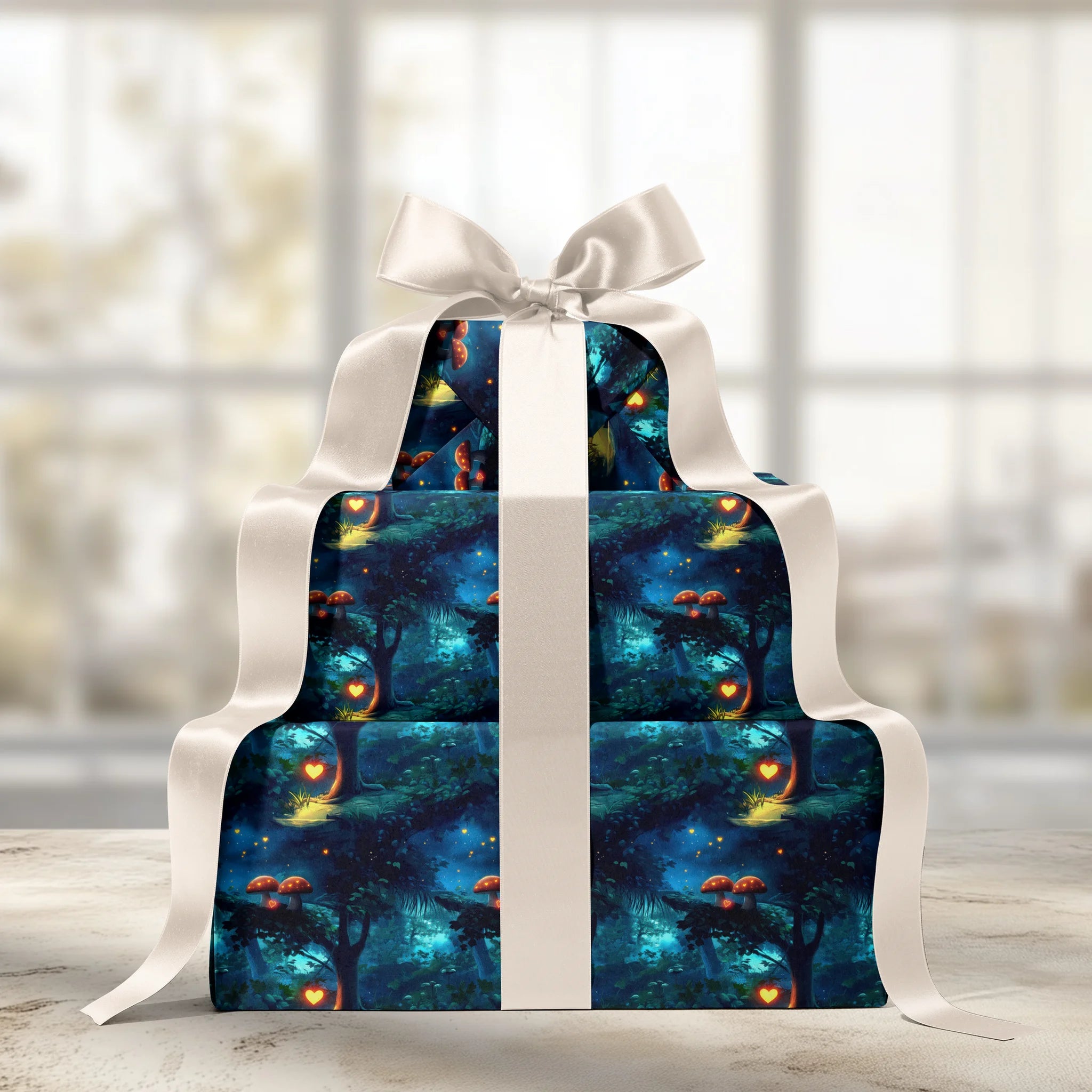 Fairy Forest Date Gift Wrapping Paper