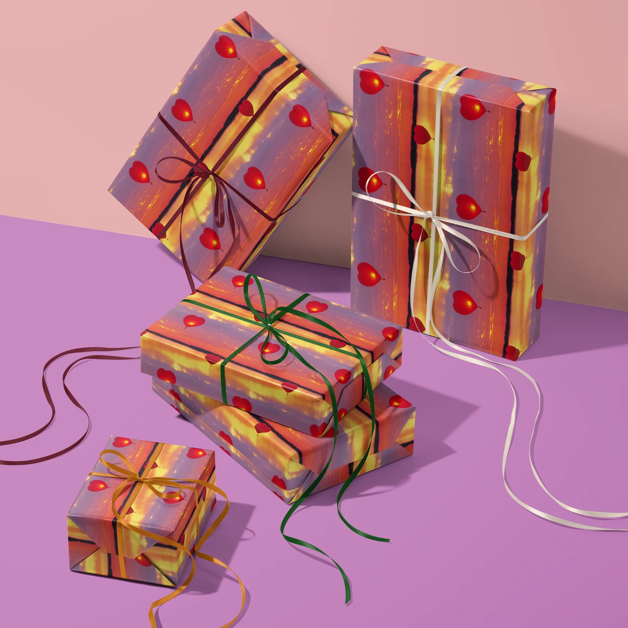 Golden Hour Charm Gift Wrapping Paper