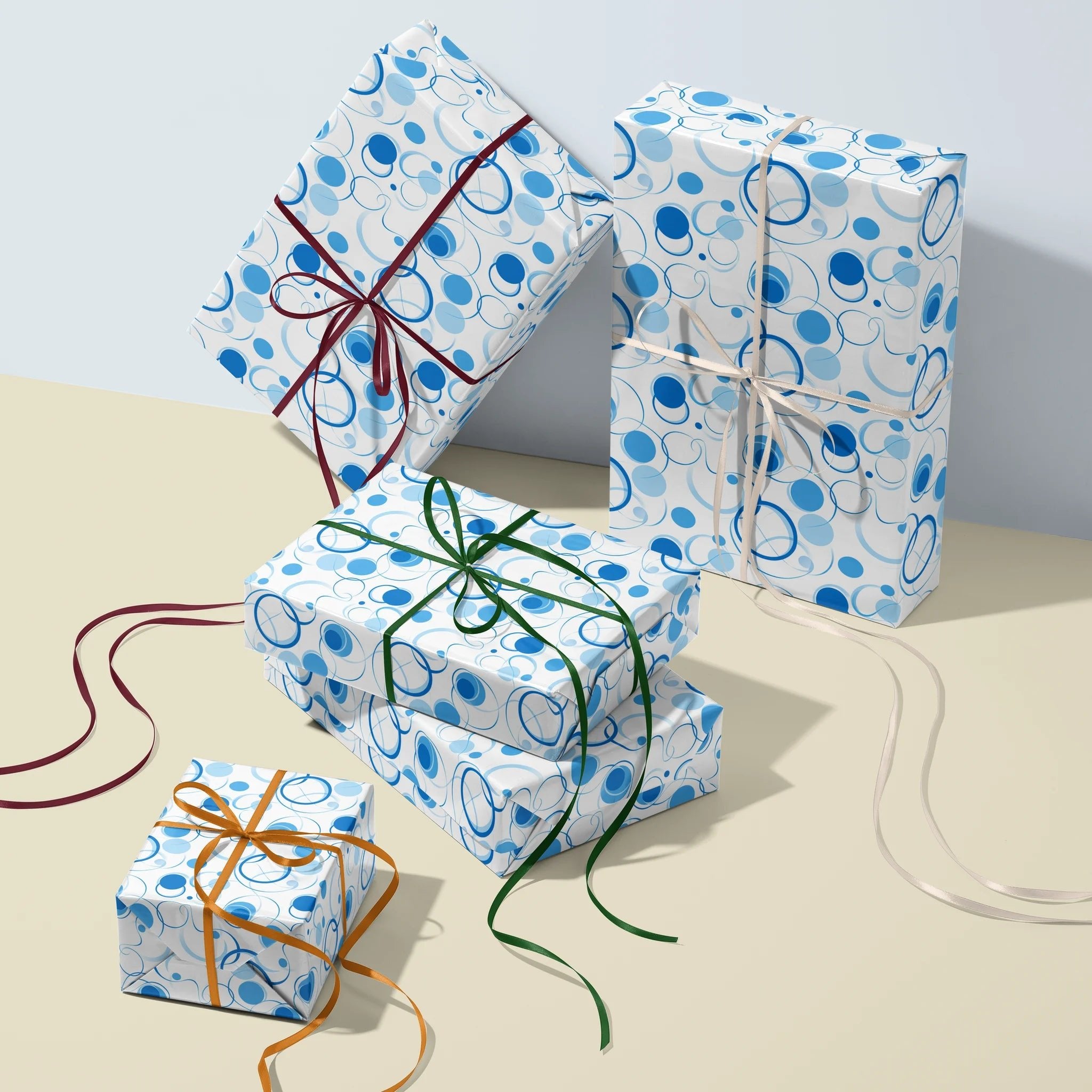 Streamlines Gift Wrapping Paper