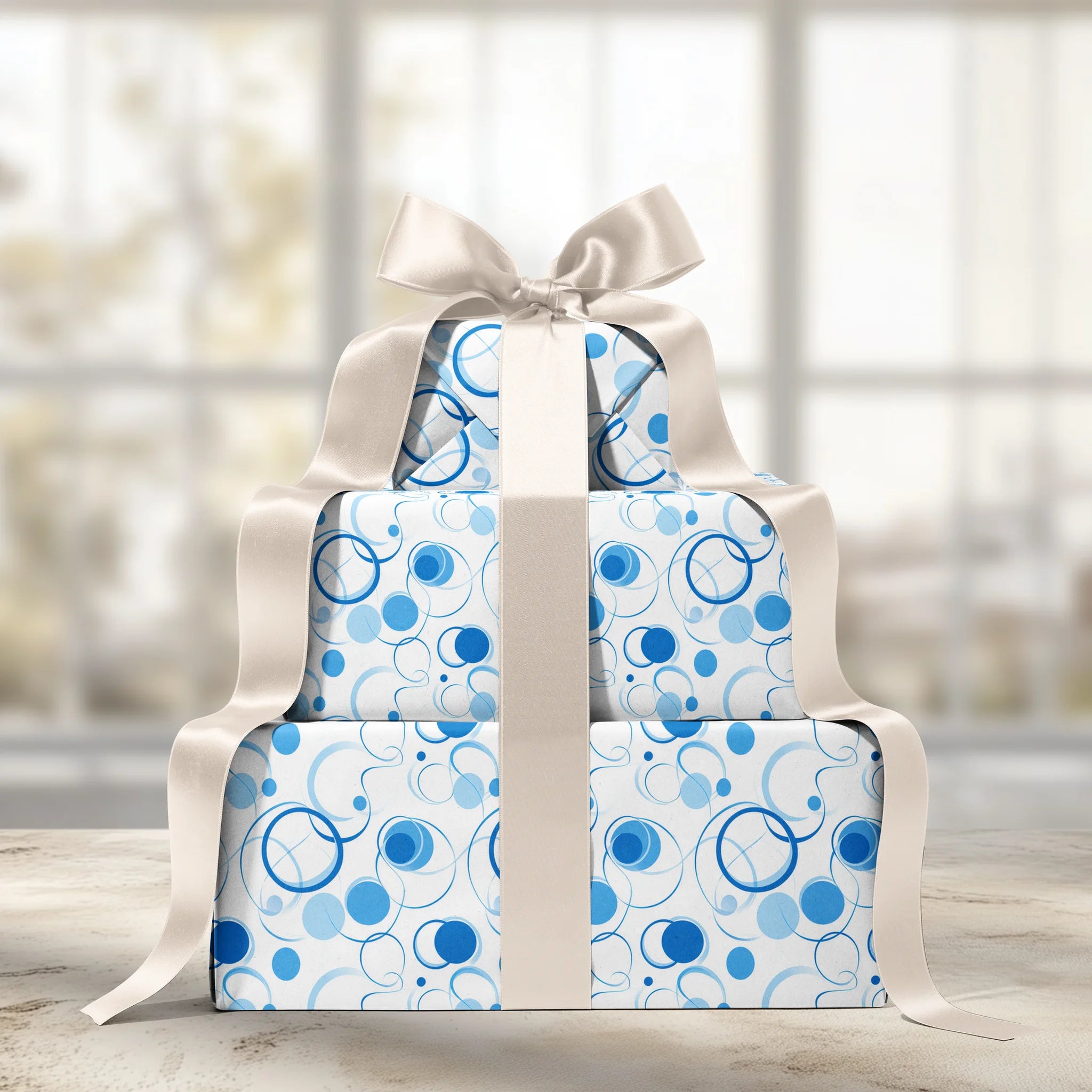 Streamlines Gift Wrapping Paper