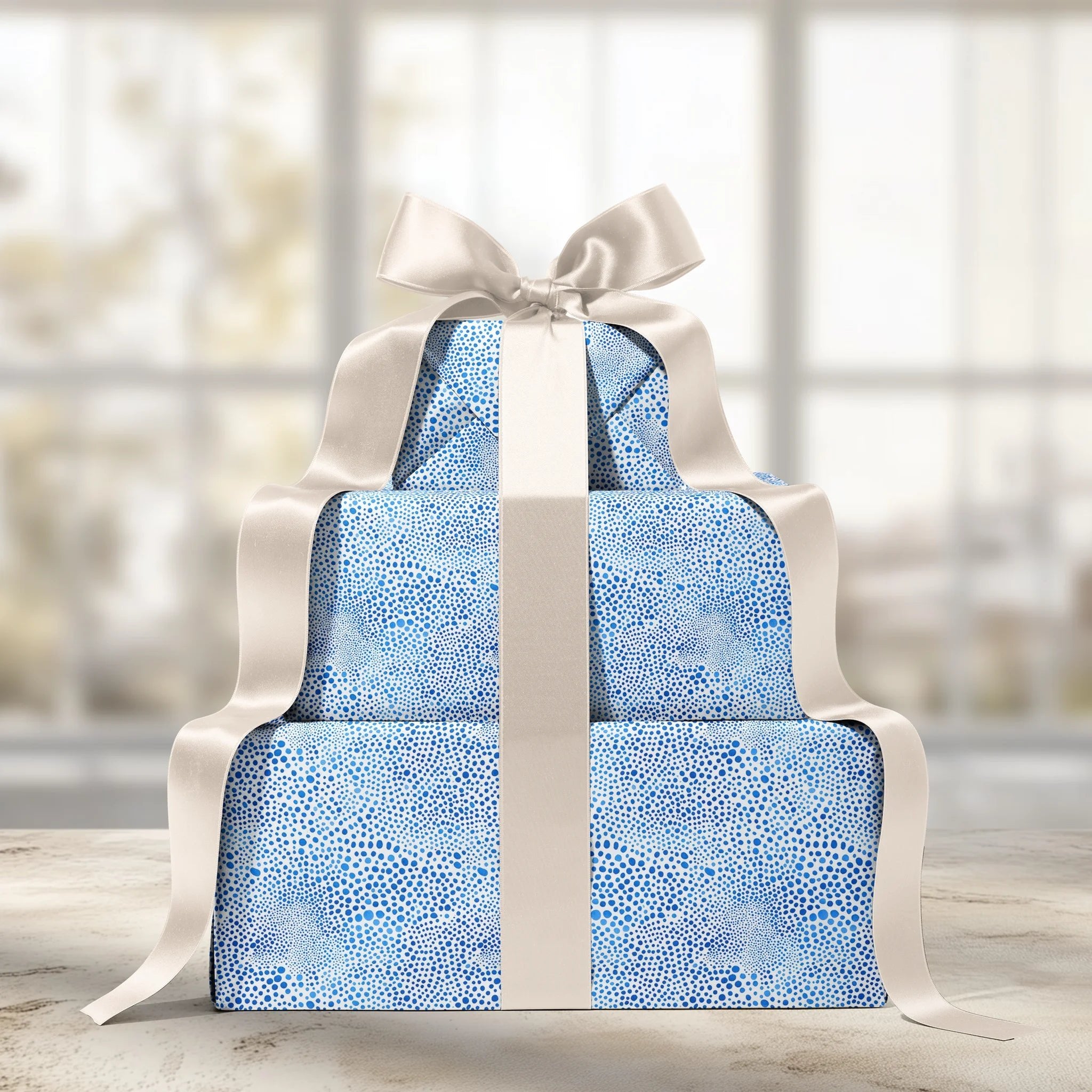 Bubble Stream Gift Wrapping Paper