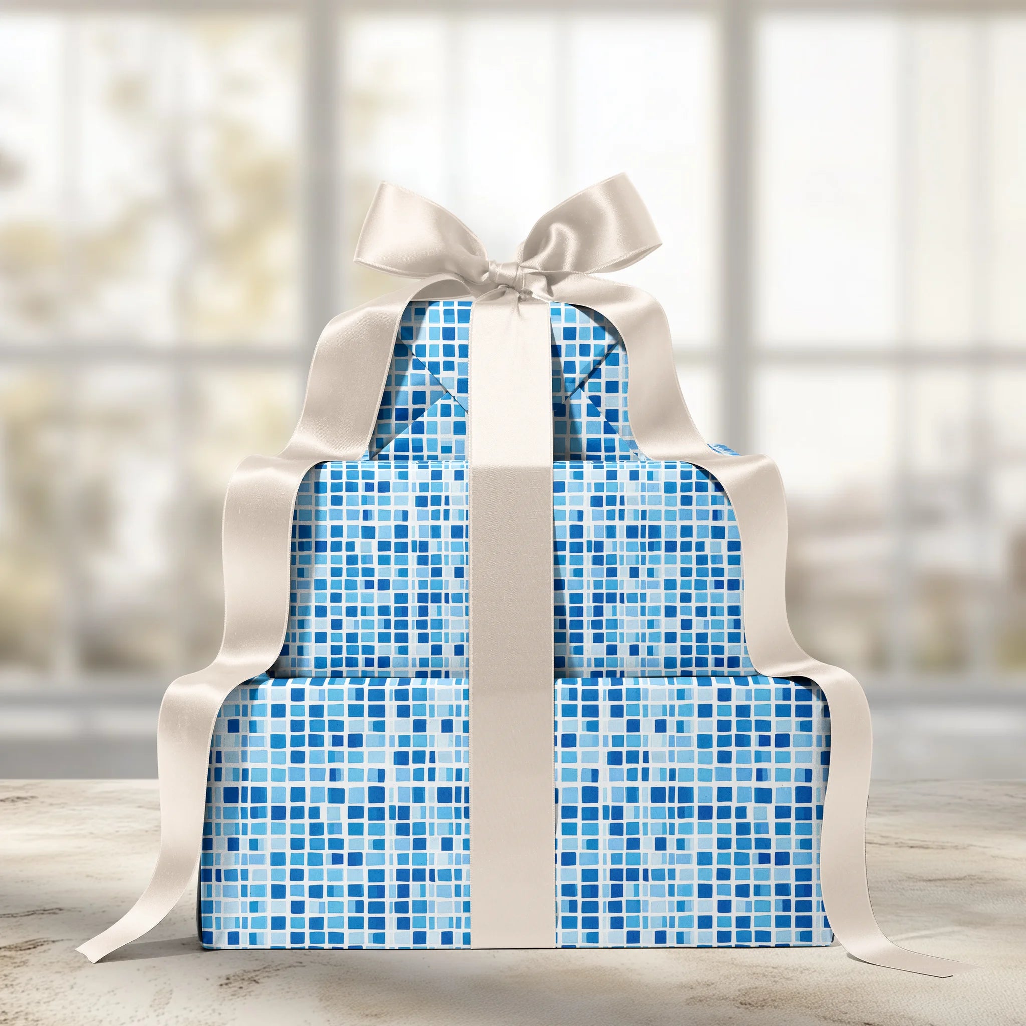 Square Symphony Gift Wrapping Paper