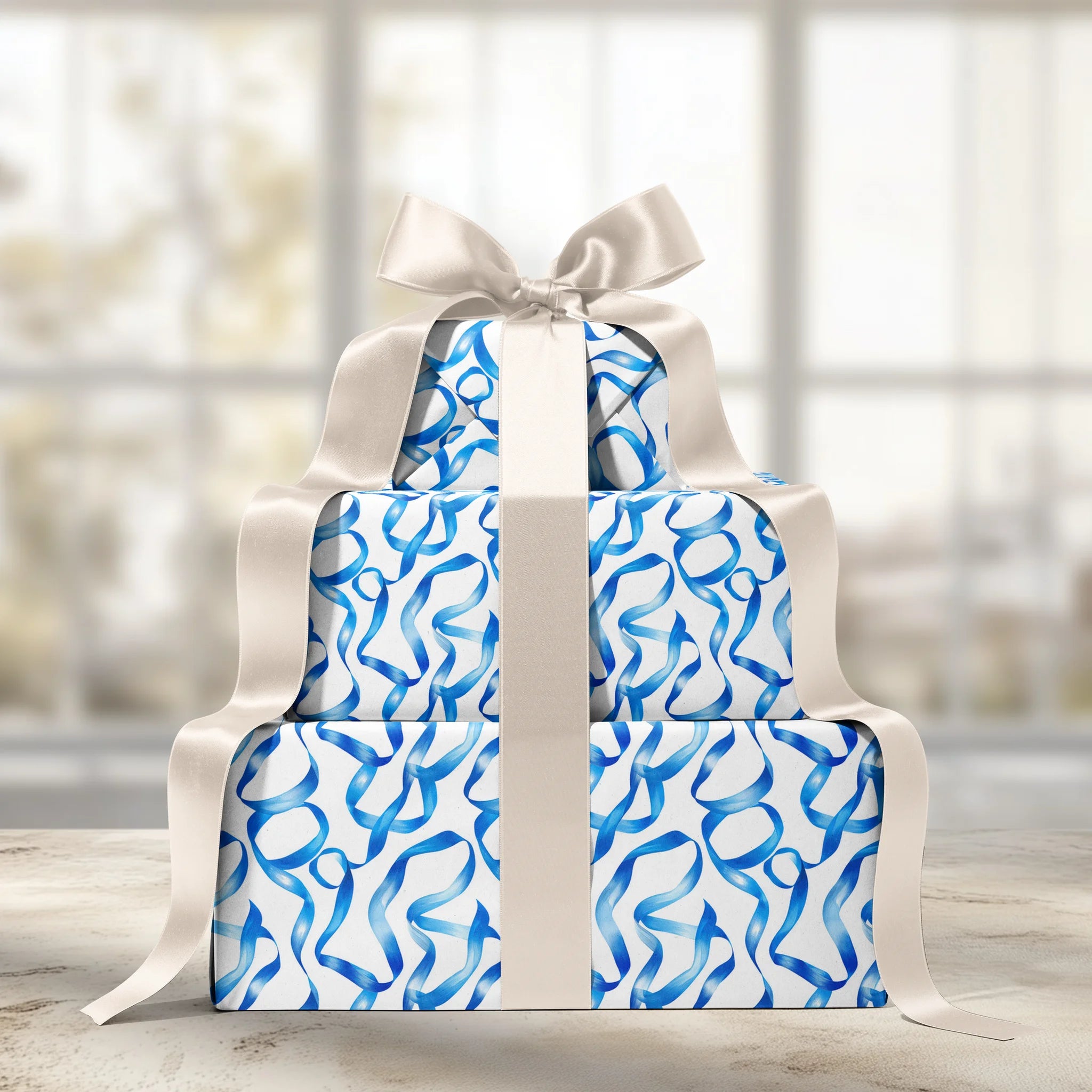 Ribbon Waltz Gift Wrapping Paper