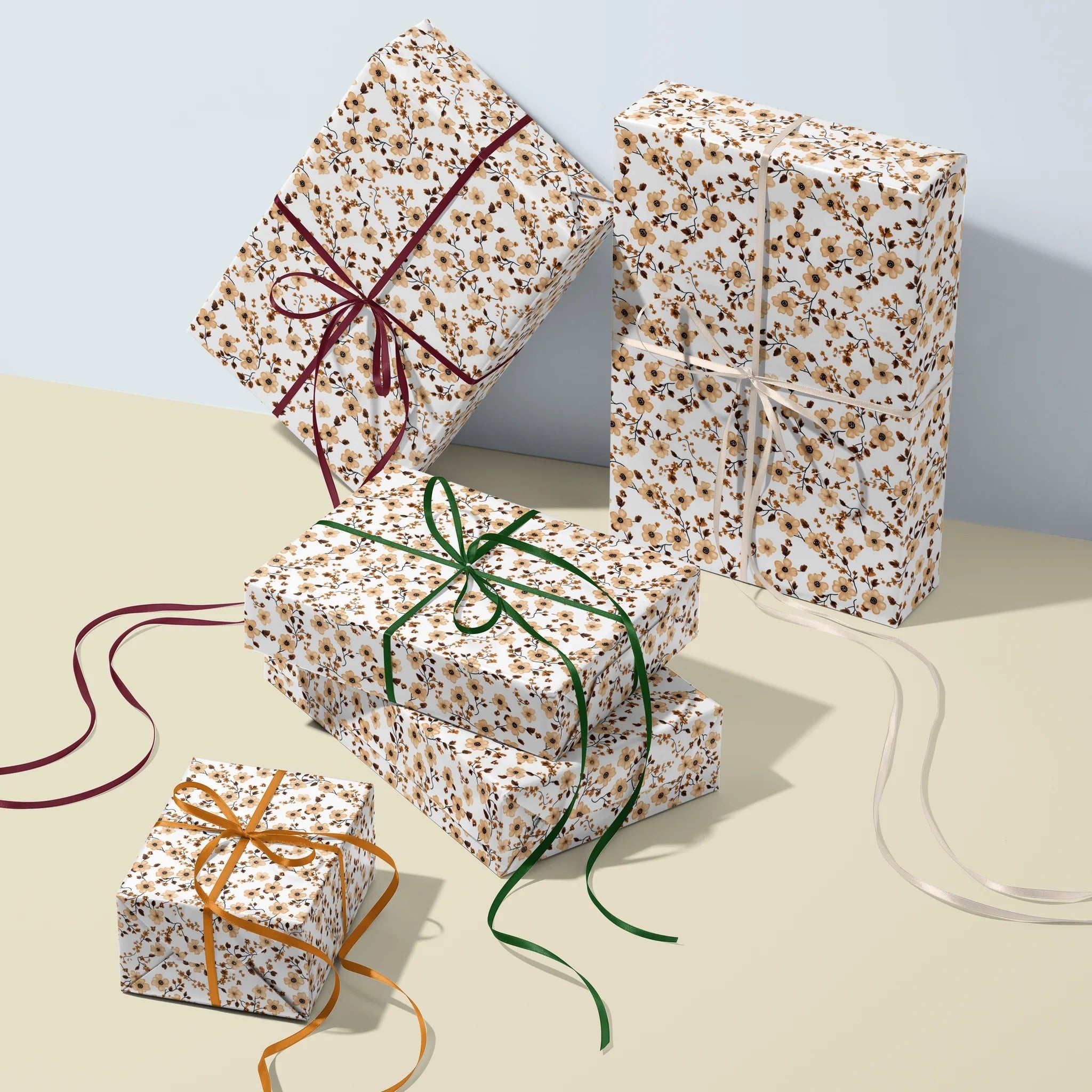 Flower Powerlines Gift Wrapping Paper