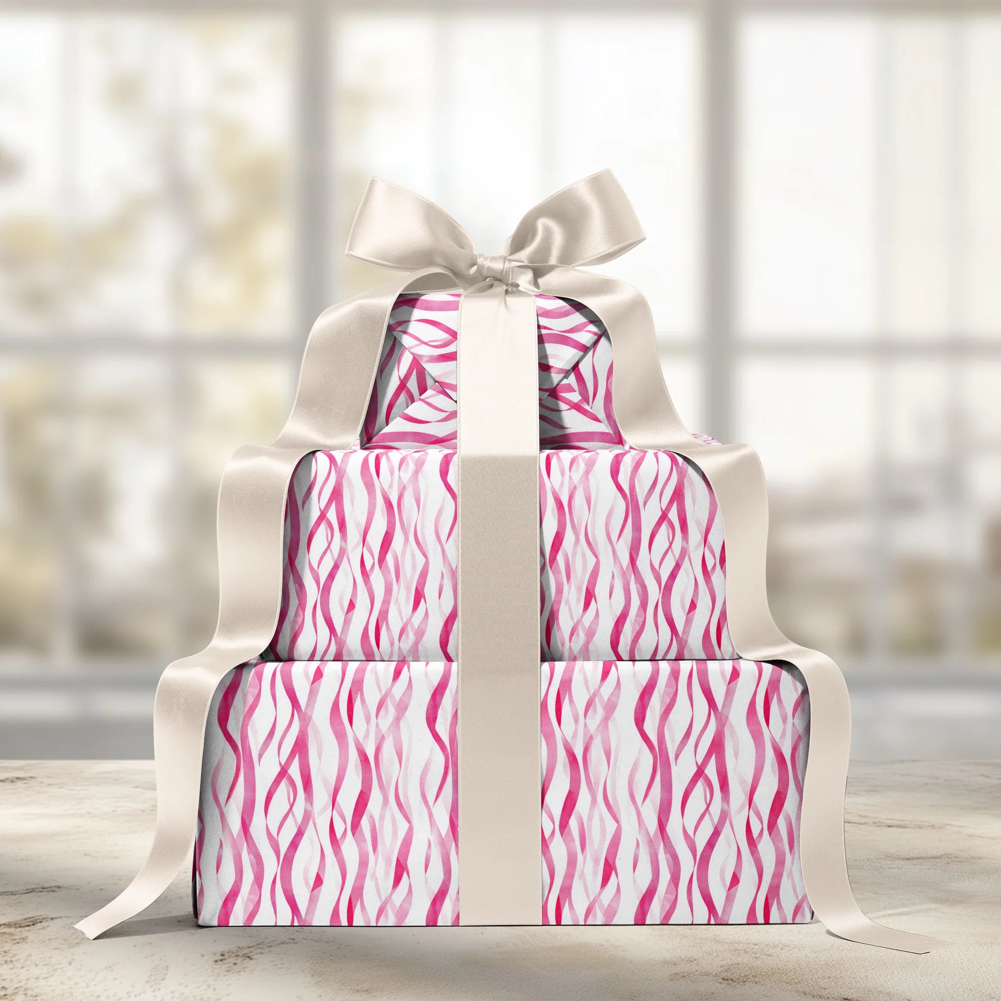 Tied With Style Gift Wrapping Paper