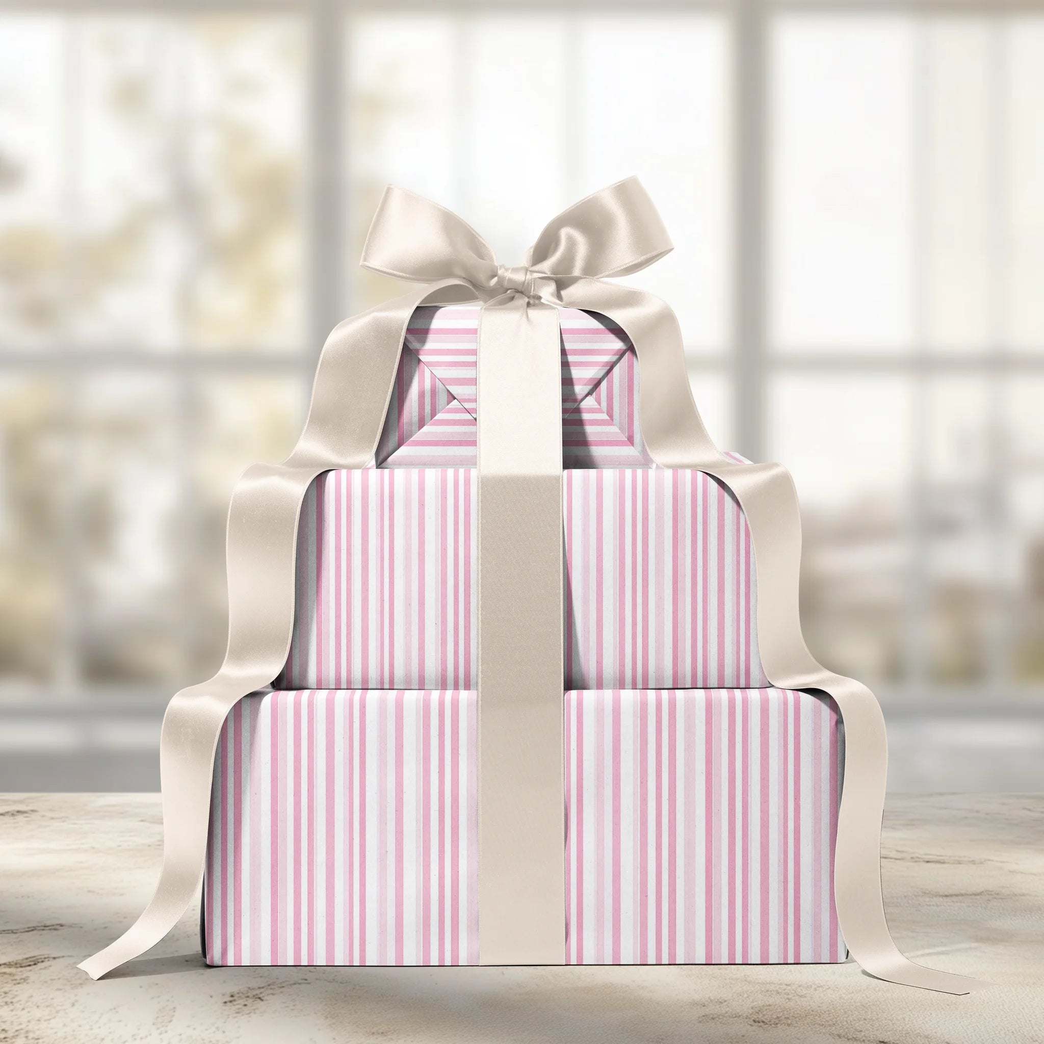 Line By Line Gift Wrapping Paper