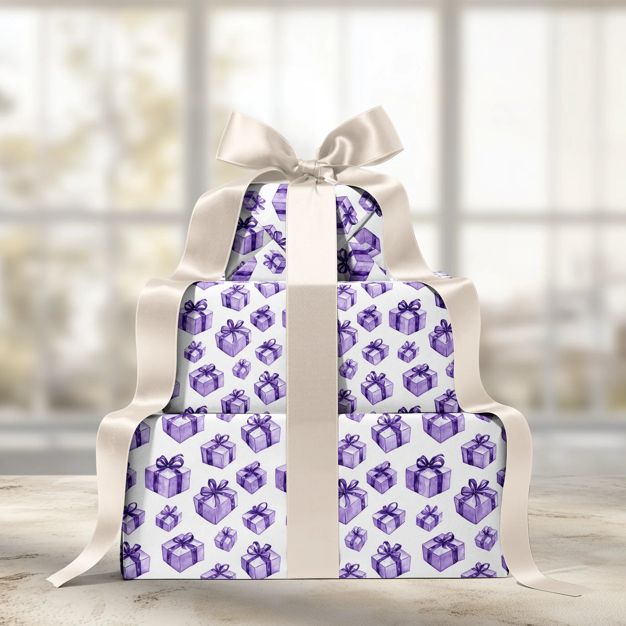 All Boxed Up Gift Wrapping Paper