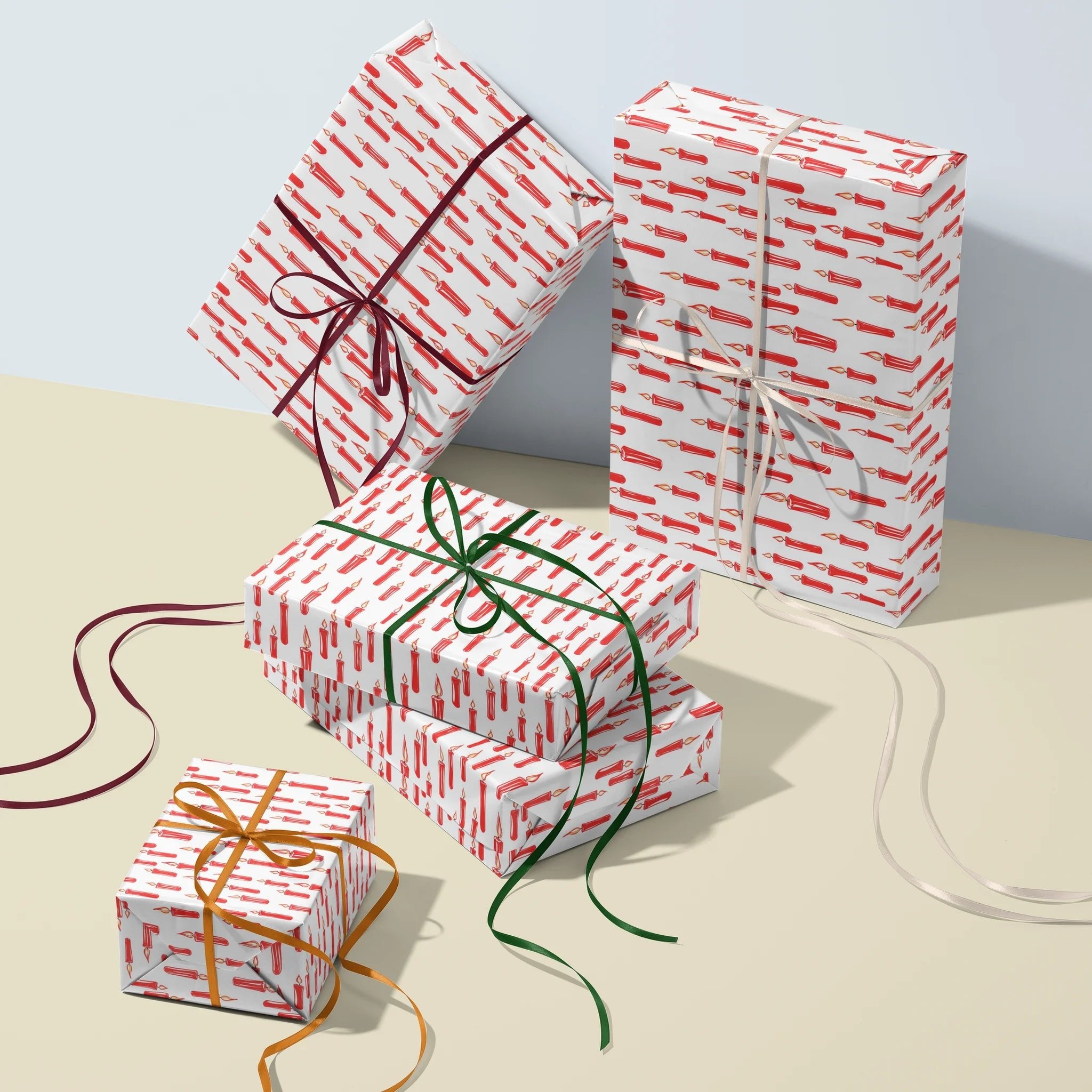Candlelight Delight Gift Wrapping Paper