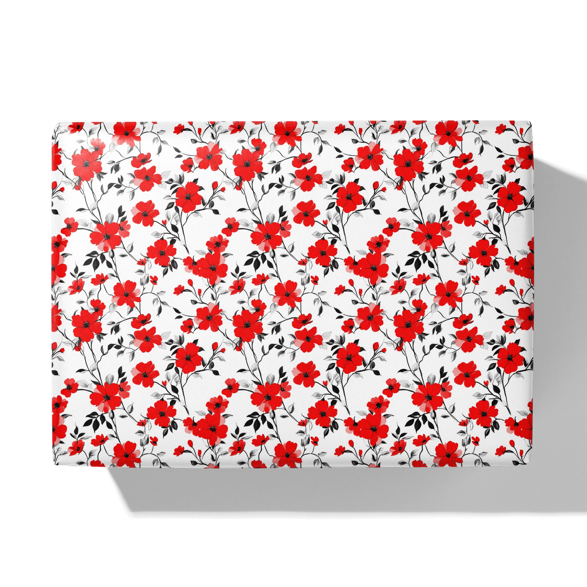 Red-y To Bloom Gift Wrapping Paper