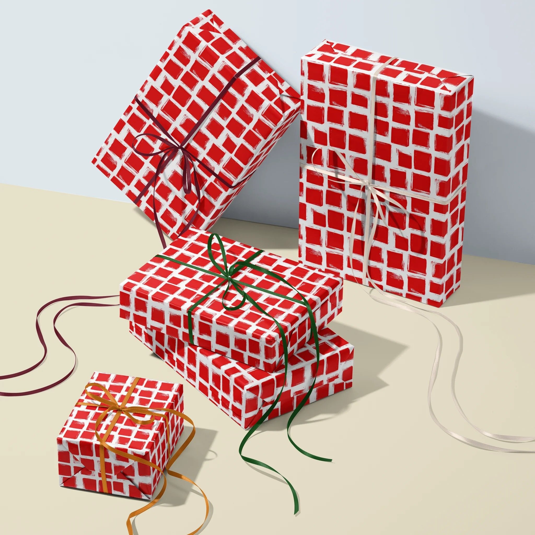 Squarely In Style Gift Wrapping Paper