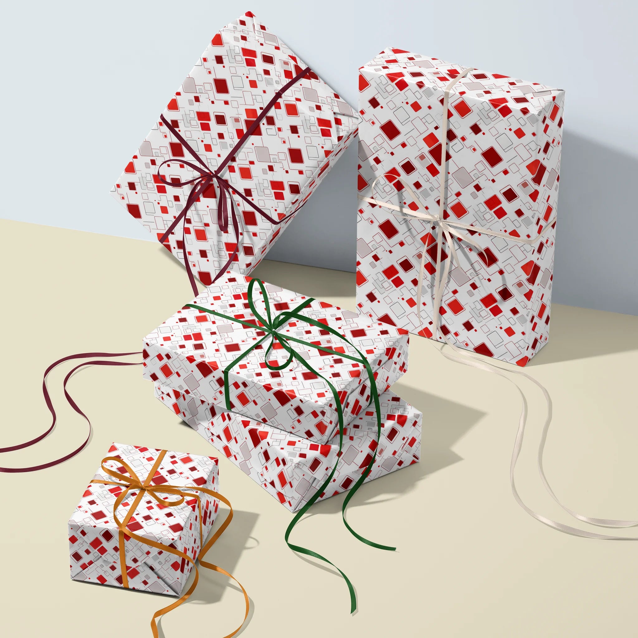 Boxed In With Love Gift Wrapping Paper