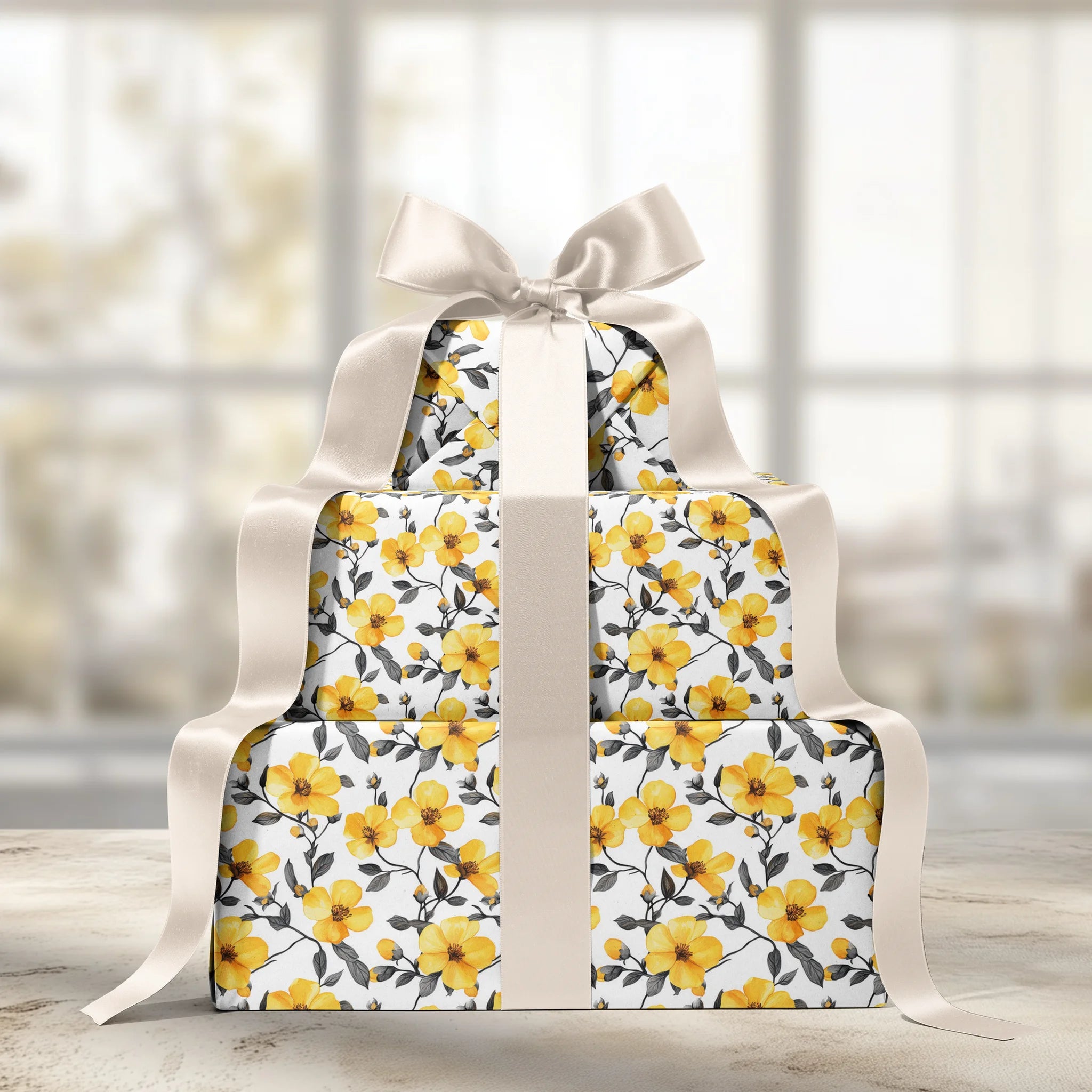 Say It With Flowers Gift Wrapping Paper