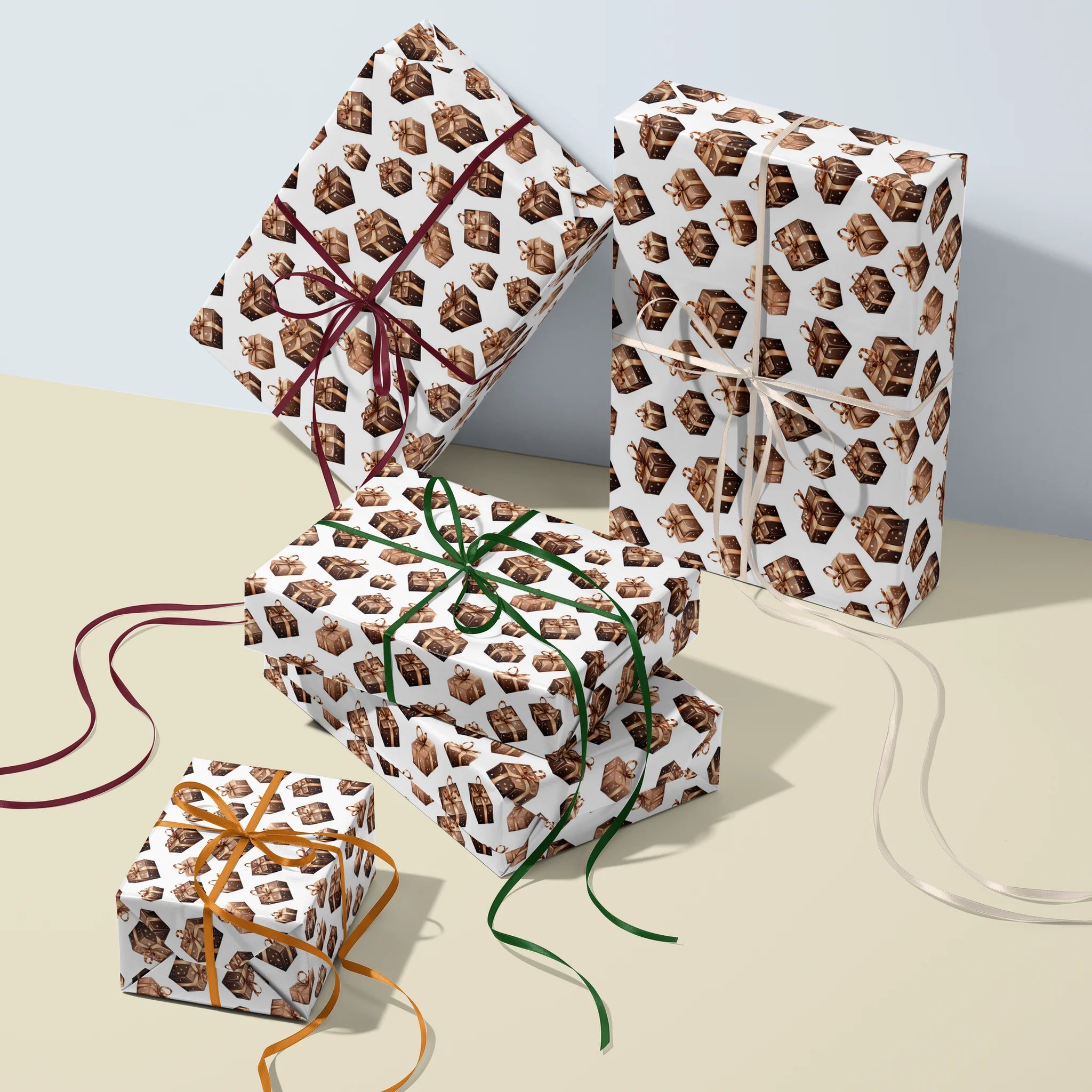Gifted And Boxed Gift Wrapping Paper