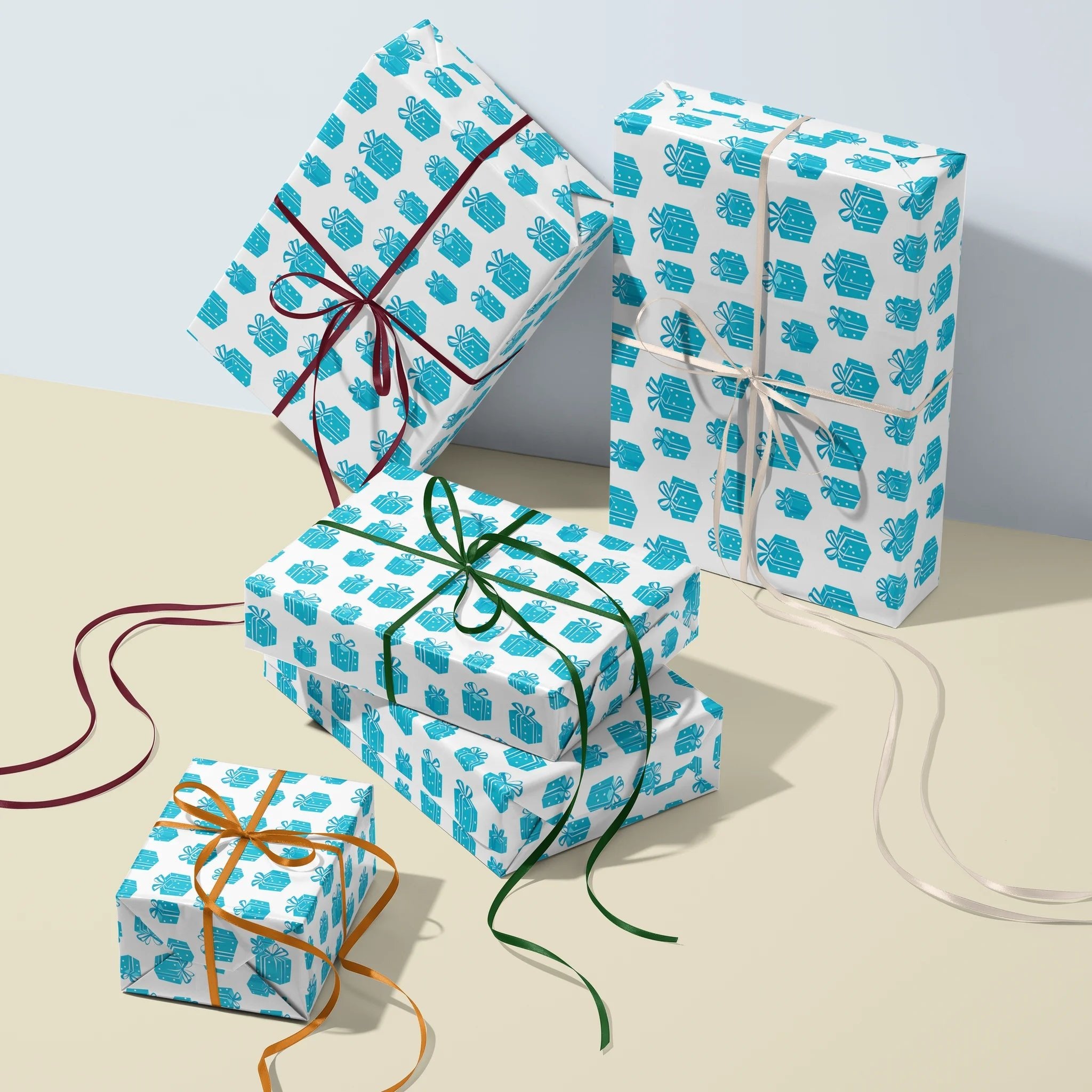 Box It Up Gift Wrapping Paper