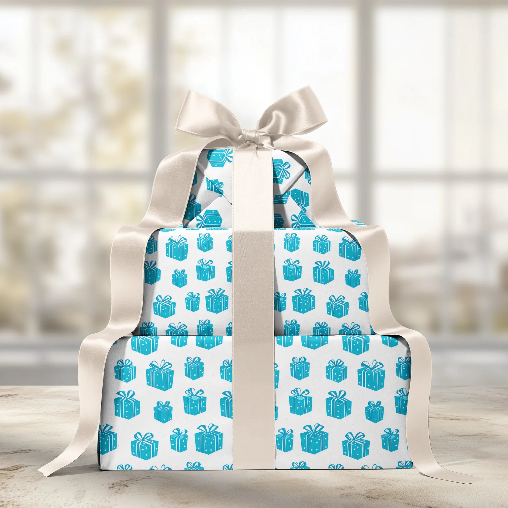 Box It Up Gift Wrapping Paper