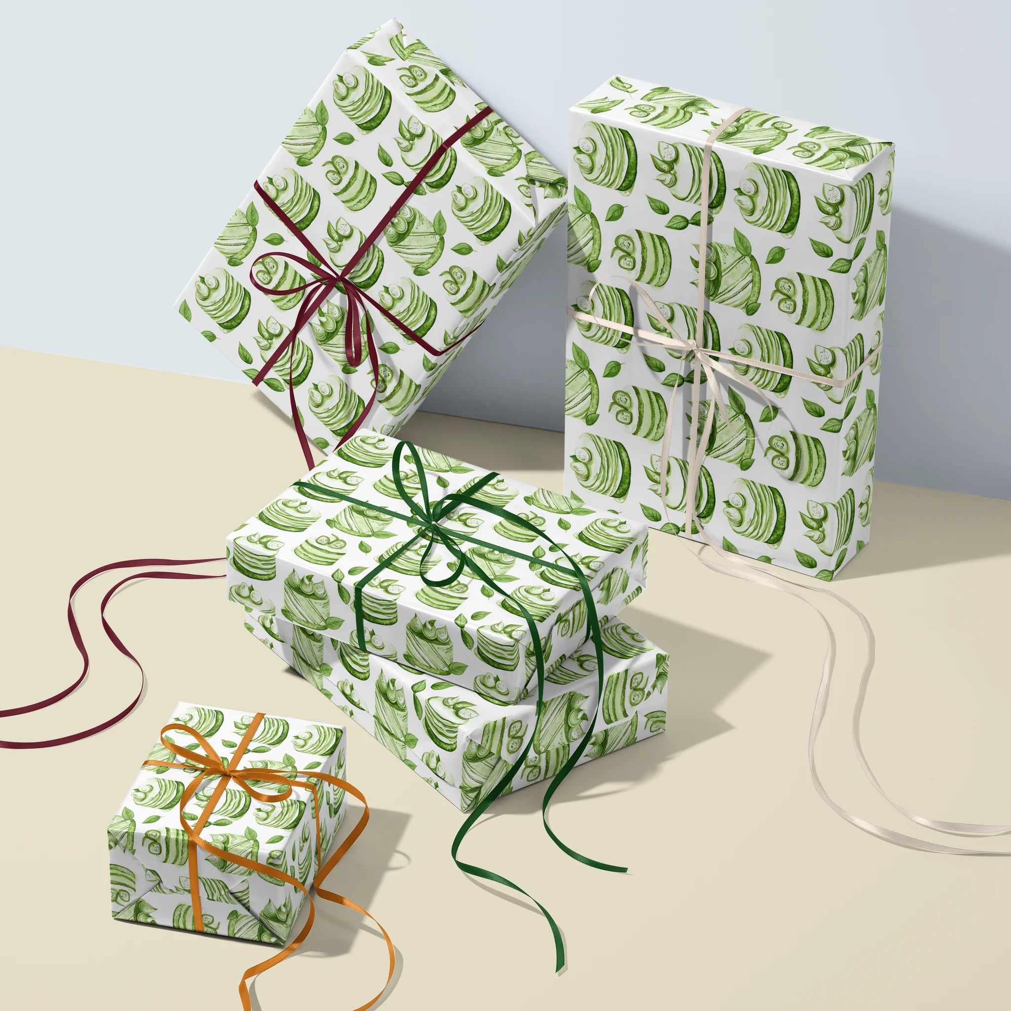 Sweet Greens Gift Wrapping Paper