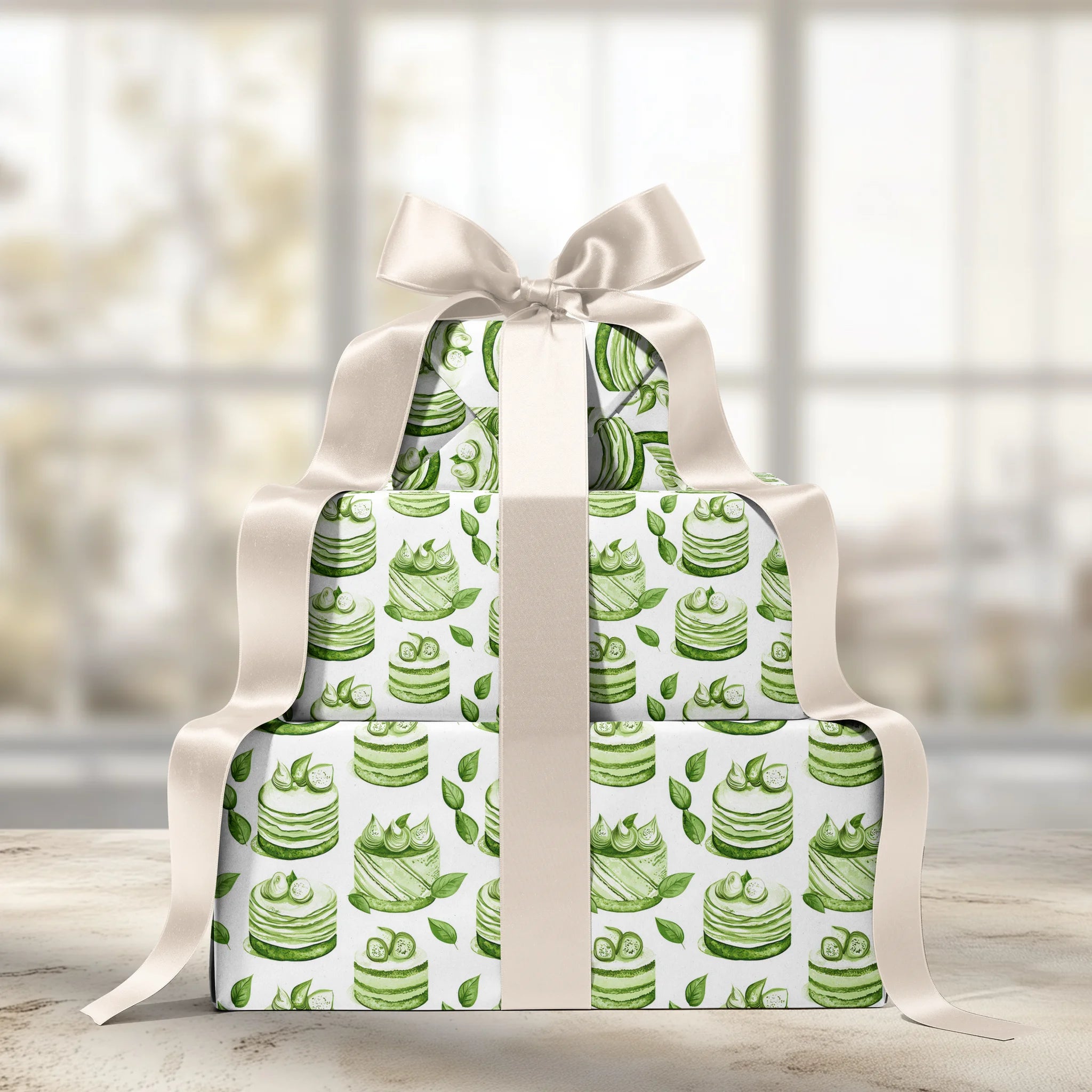 Sweet Greens Gift Wrapping Paper