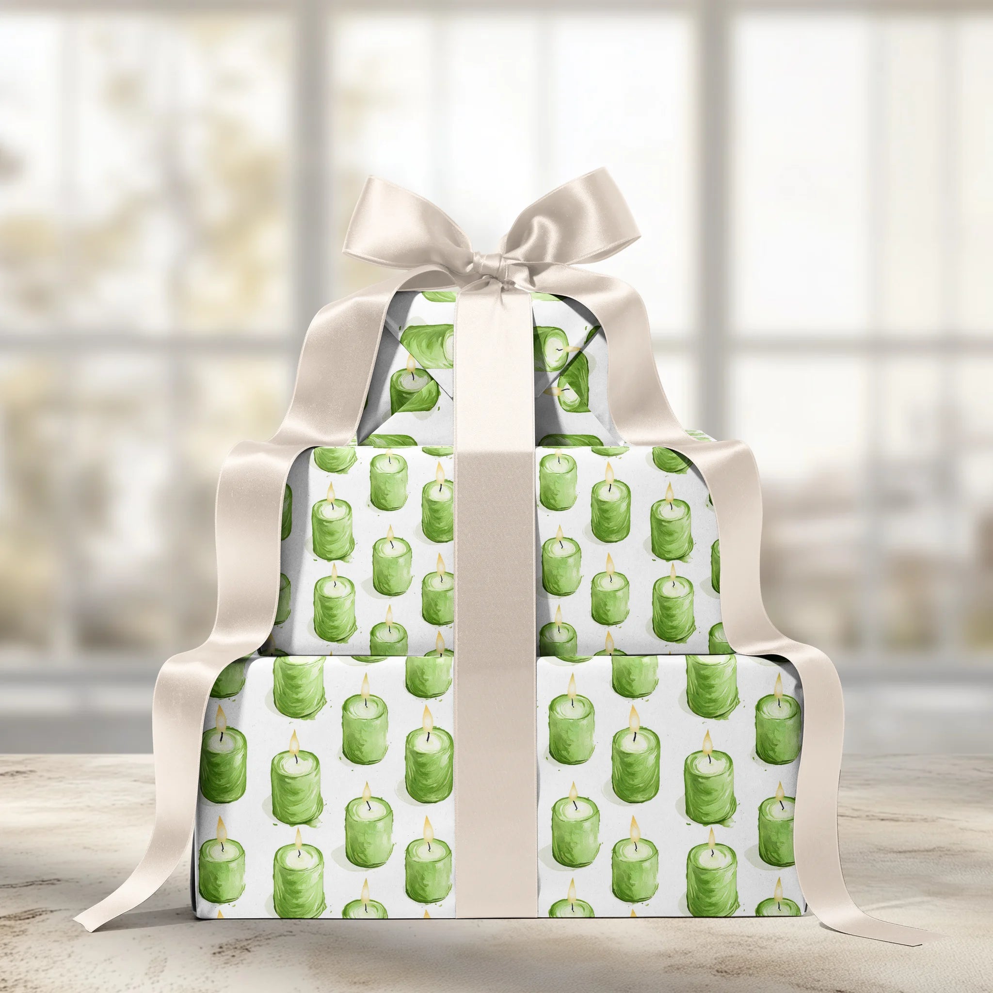 Eco Wick Gift Wrapping Paper