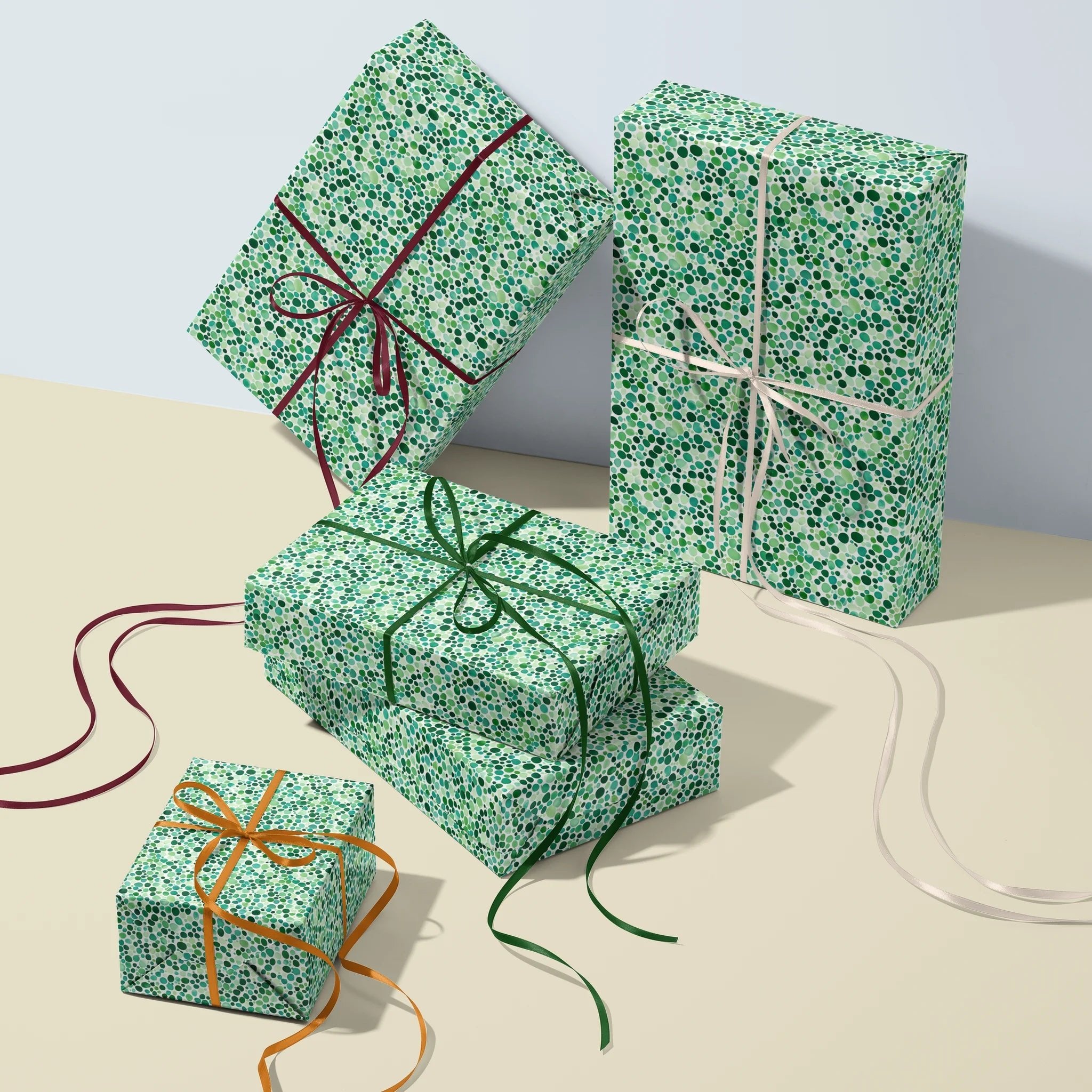 Green Party Gift Wrapping Paper