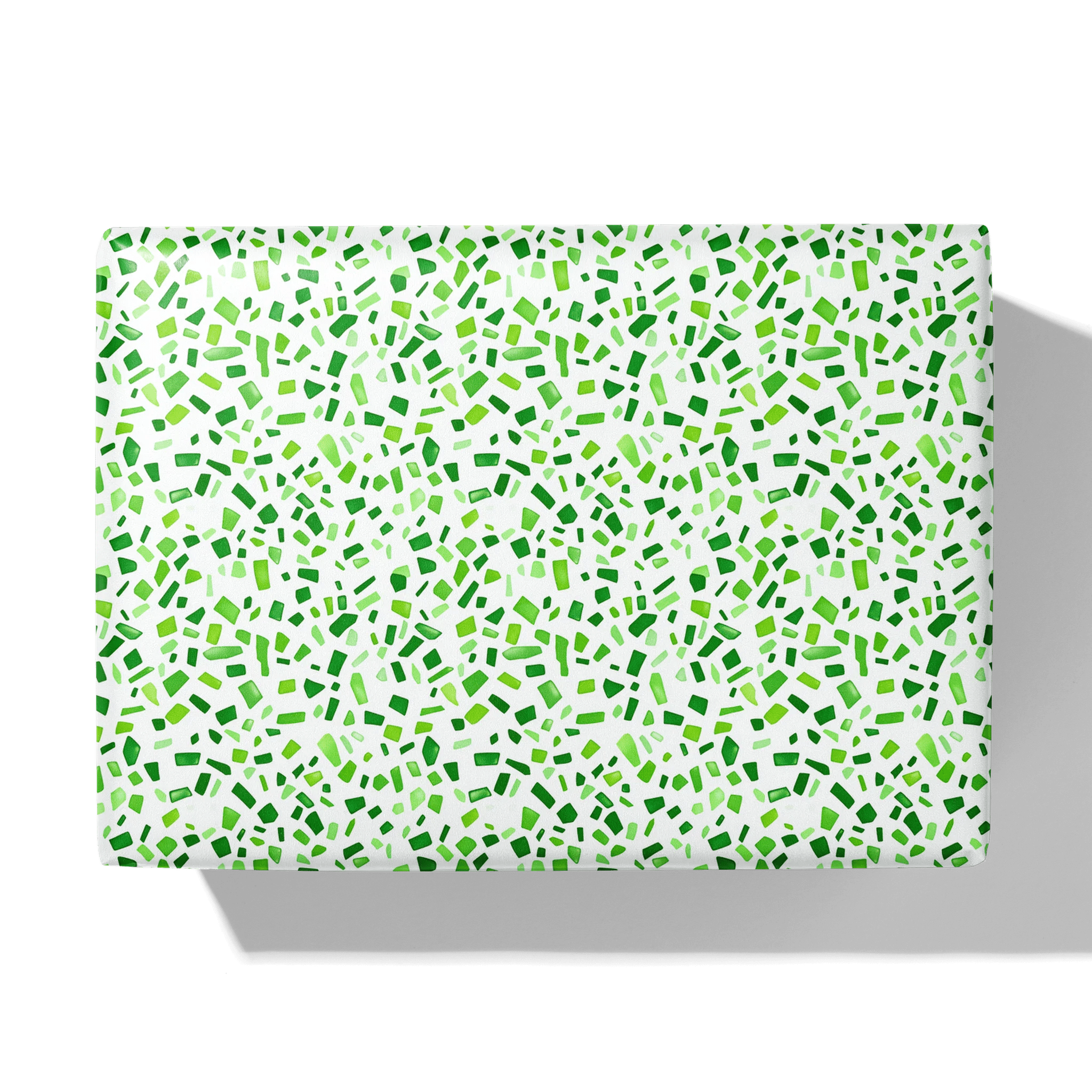Piece Of Green Gift Wrapping Paper