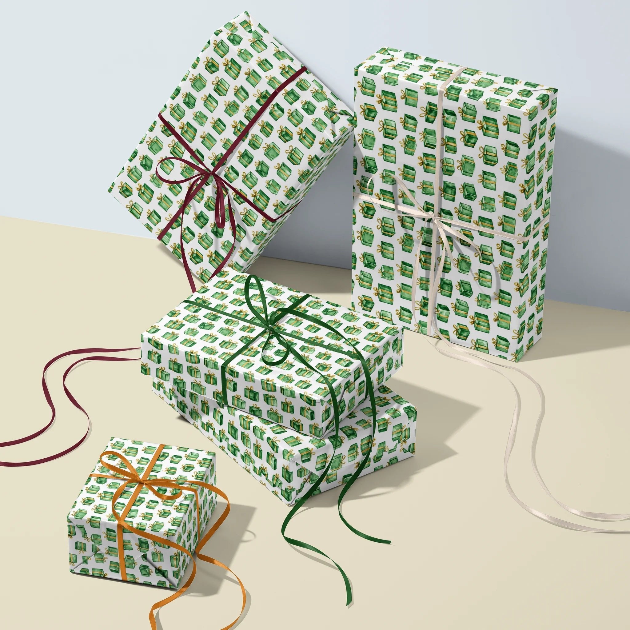 Bow And Behold Gift Wrapping Paper