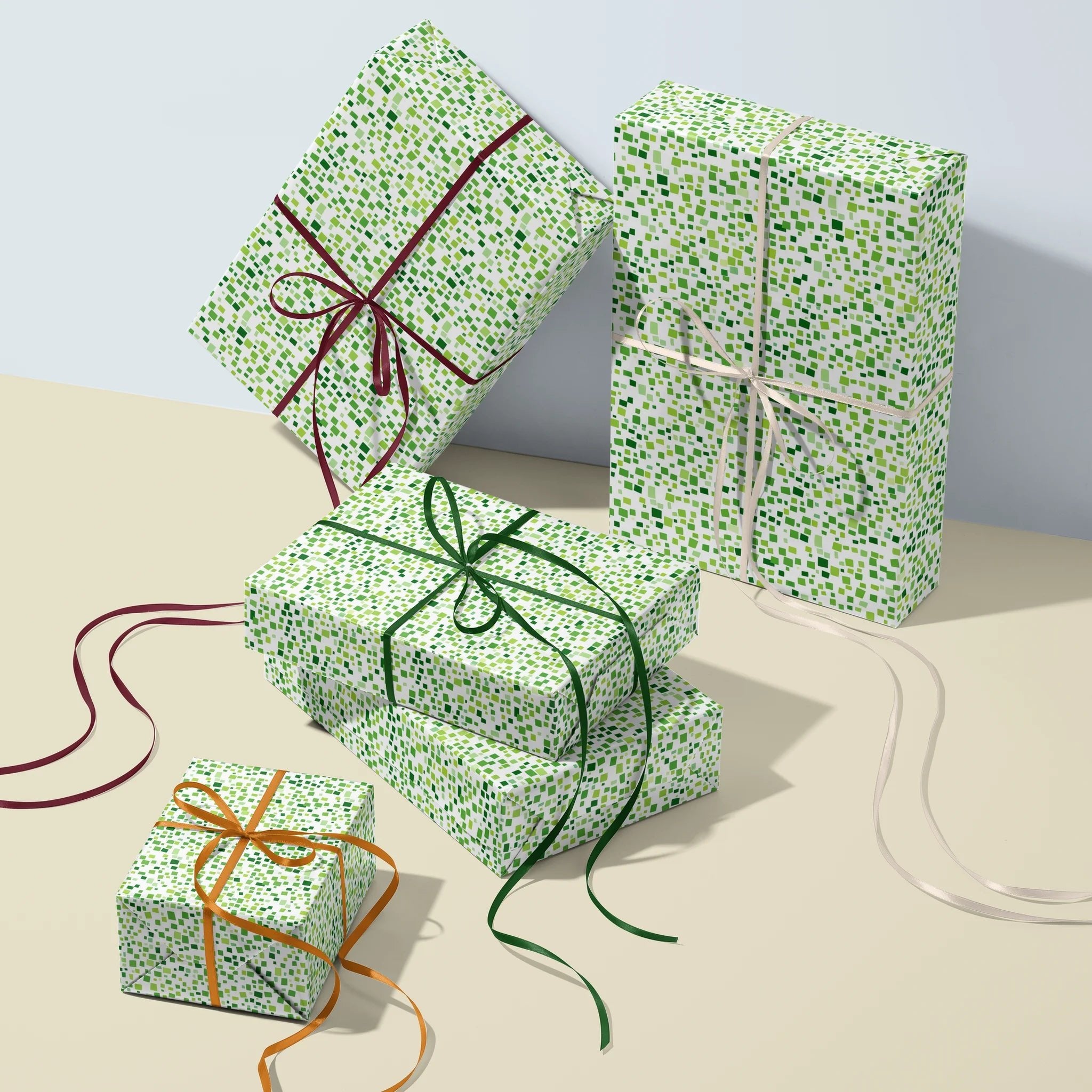 Green Bits & Pieces Gift Wrapping Paper